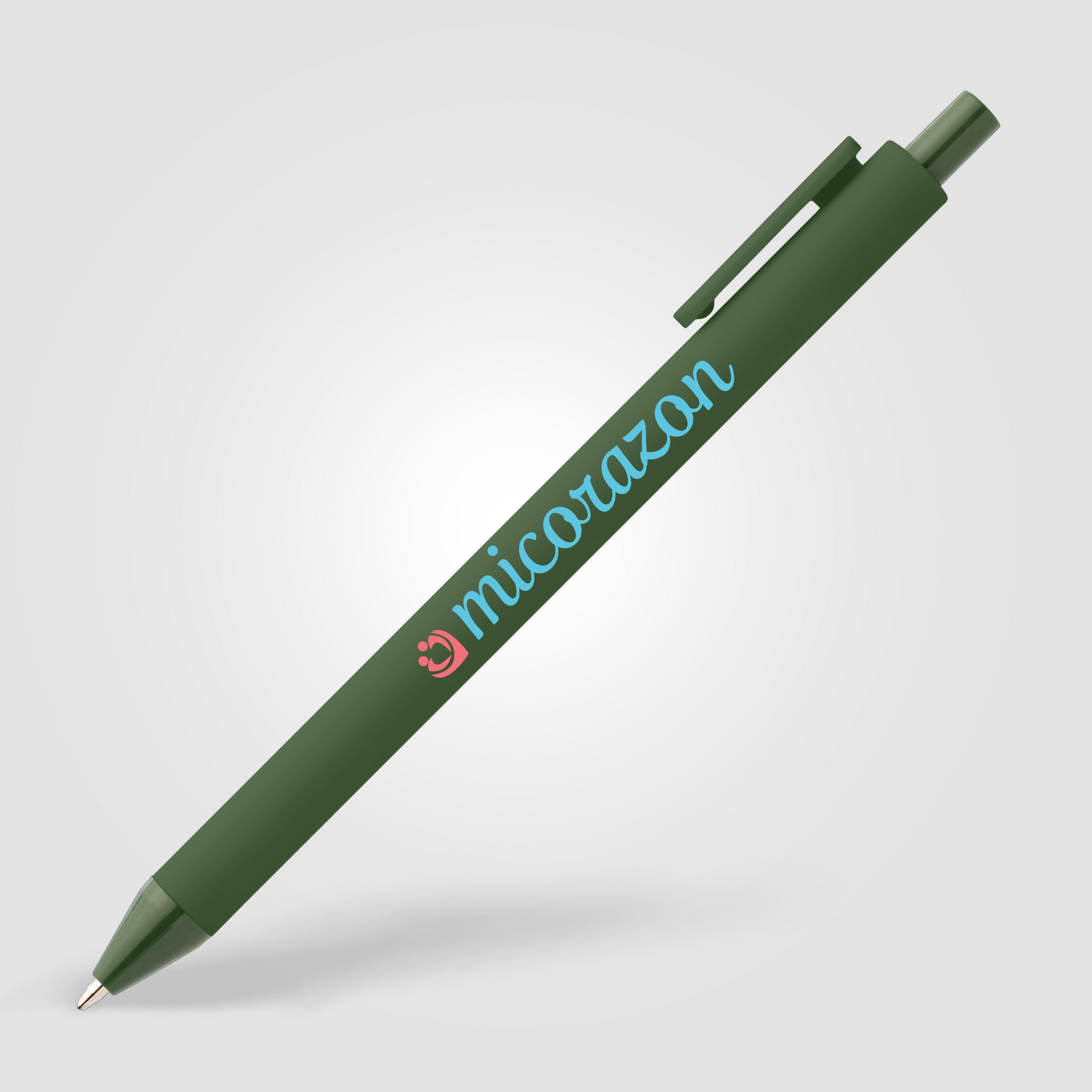 Picture of Bloom Recycled Plastic Retractable Soft Touch Pen