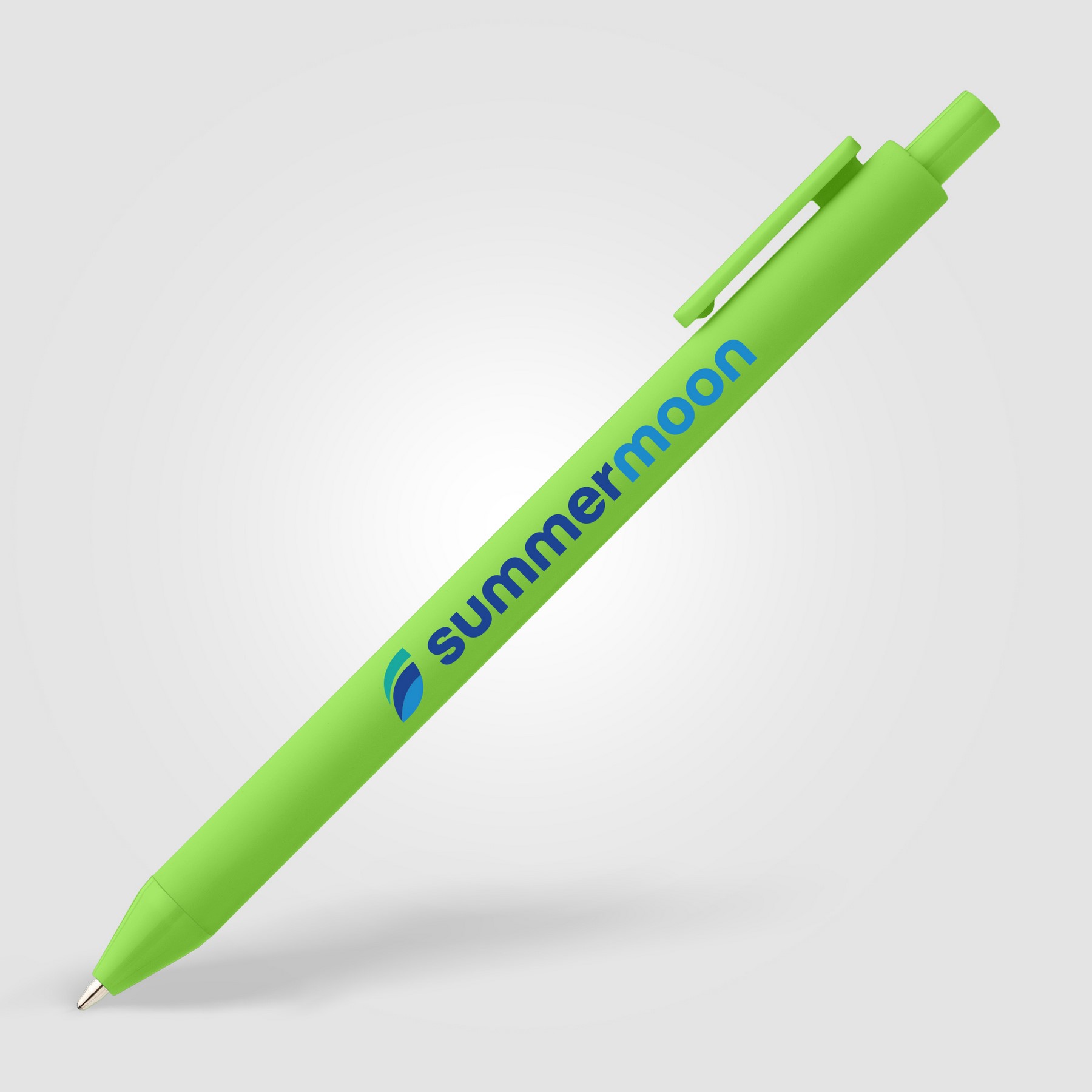 Picture of Bloom Recycled Plastic Retractable Soft Touch Pen