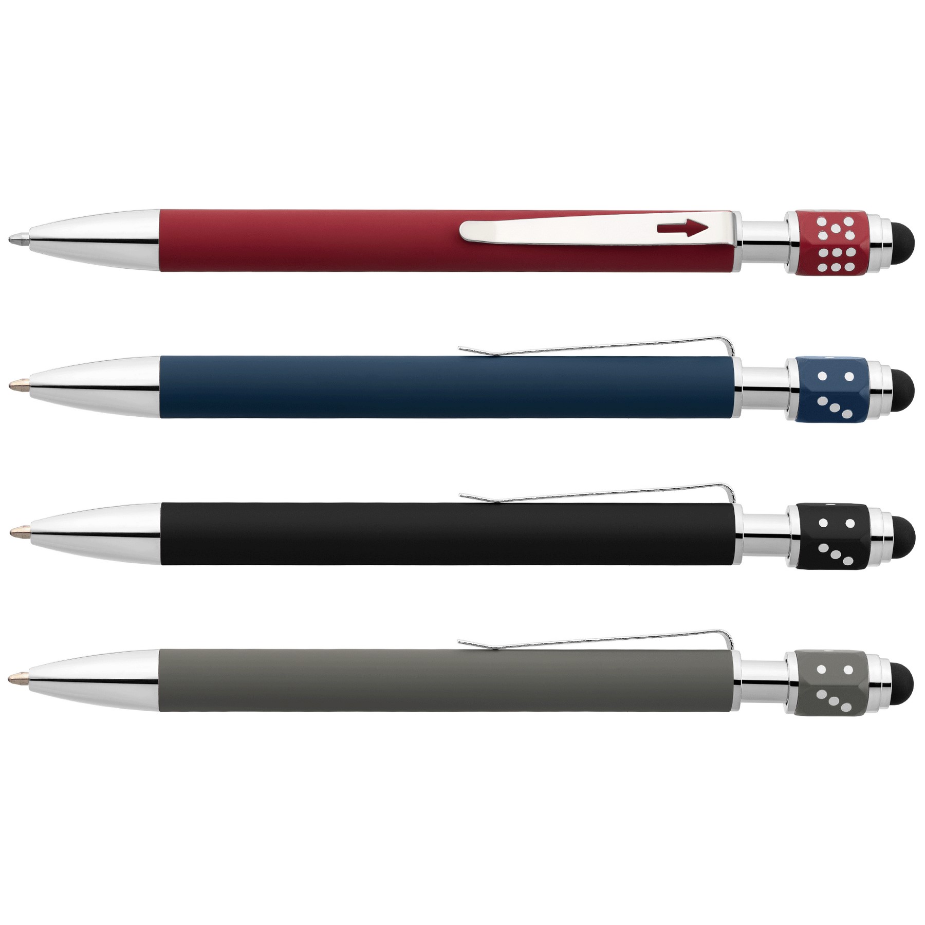 Picture of Ace Recycled Aluminum Hex-Dice Spinner Pen