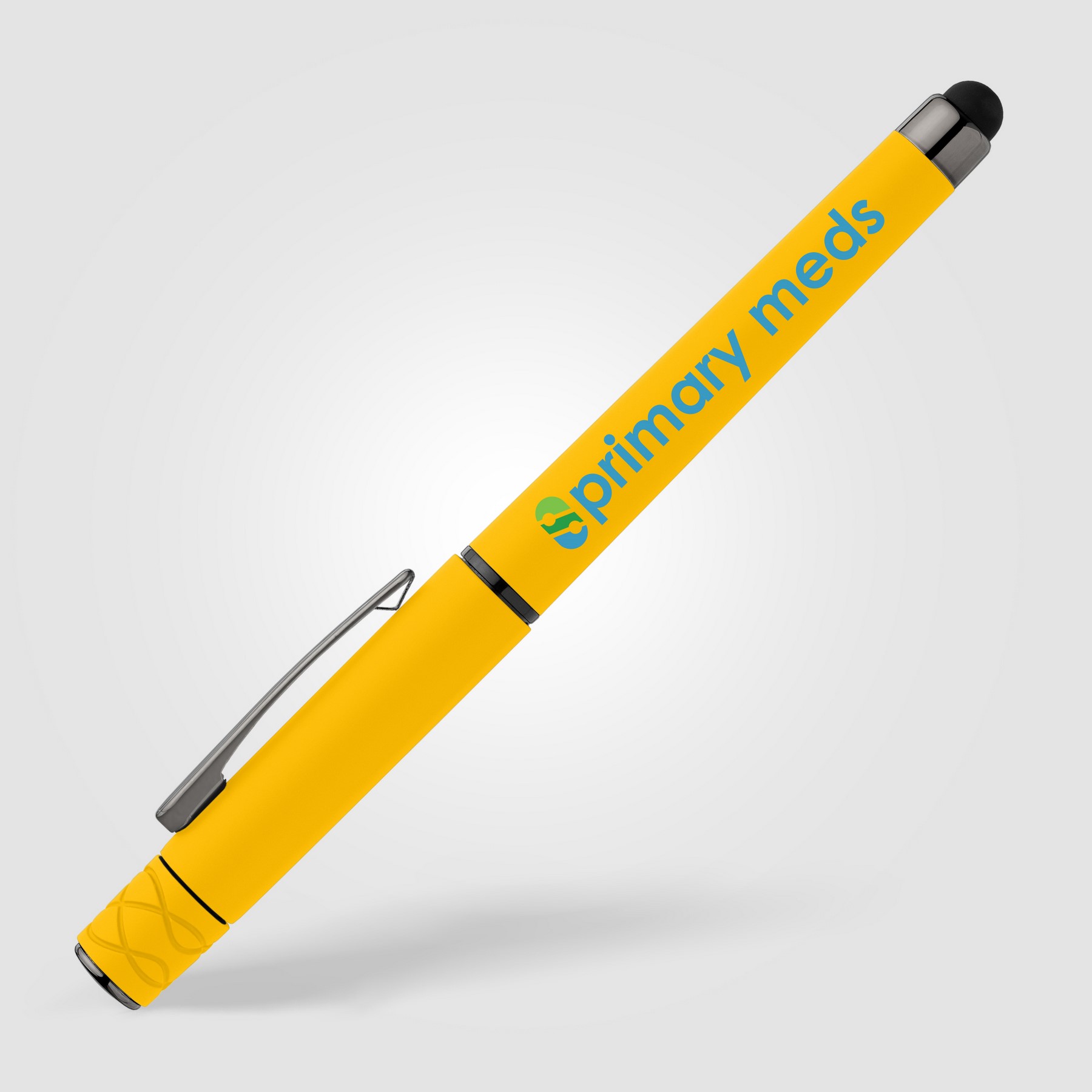 Picture of Tavi Recycled Plastic Fidget Spinner Stylus Gel Pen