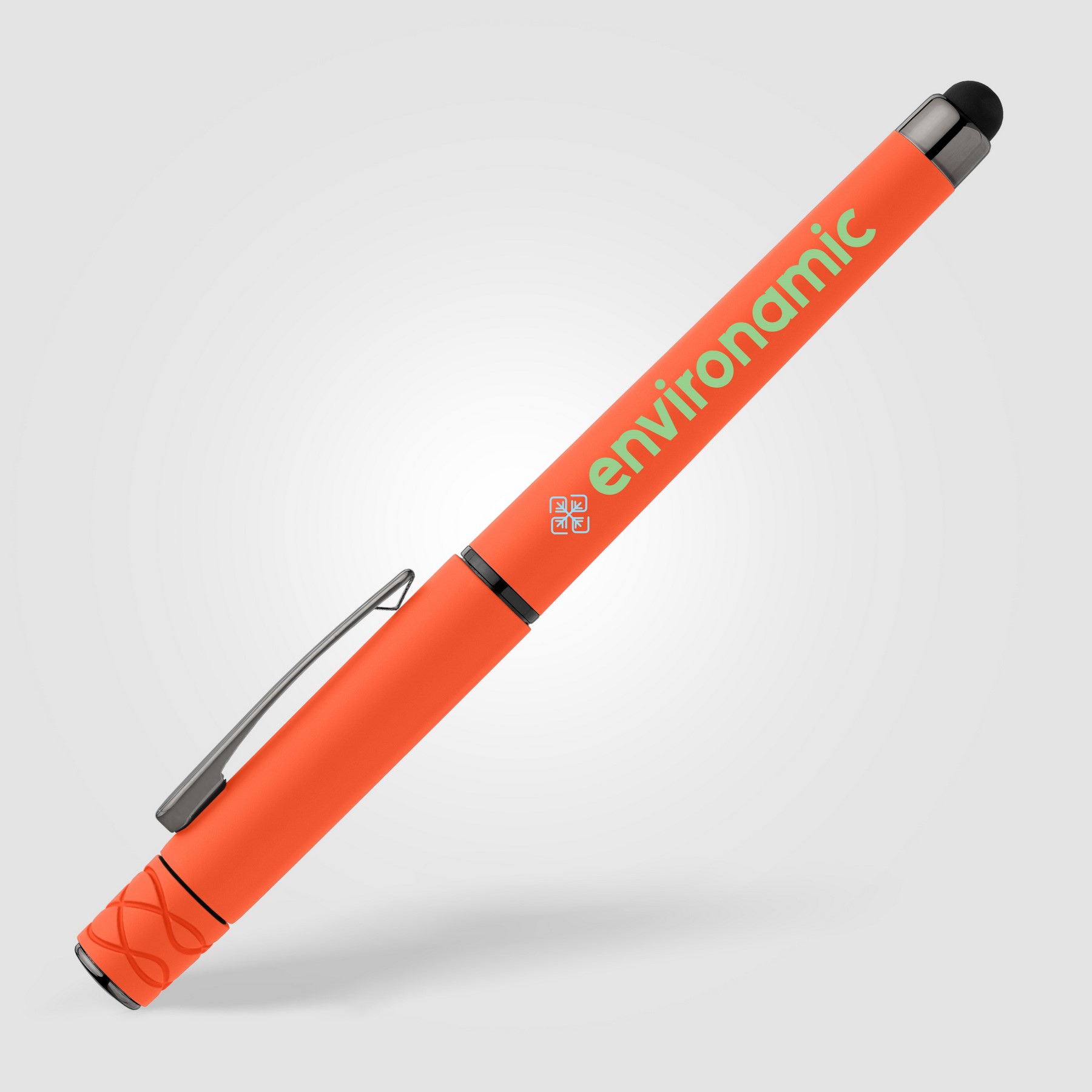 Picture of Tavi Recycled Plastic Fidget Spinner Stylus Gel Pen