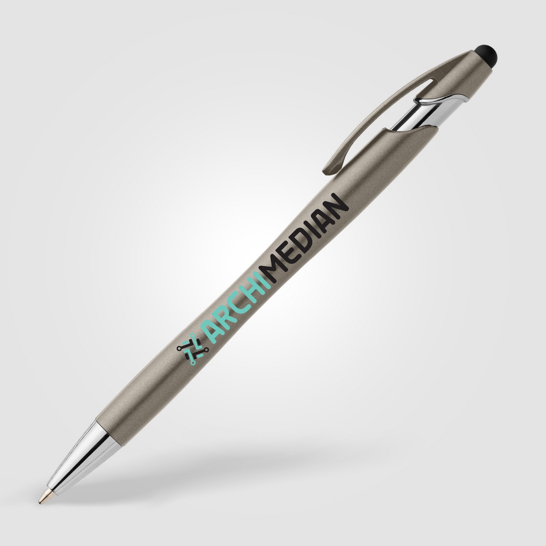 Picture of La Jolla Recycled Plastic Metallic Stylus Pen