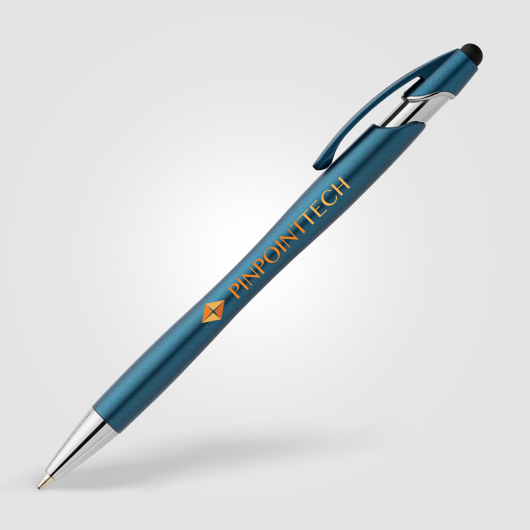 Picture of La Jolla Recycled Plastic Metallic Stylus Pen