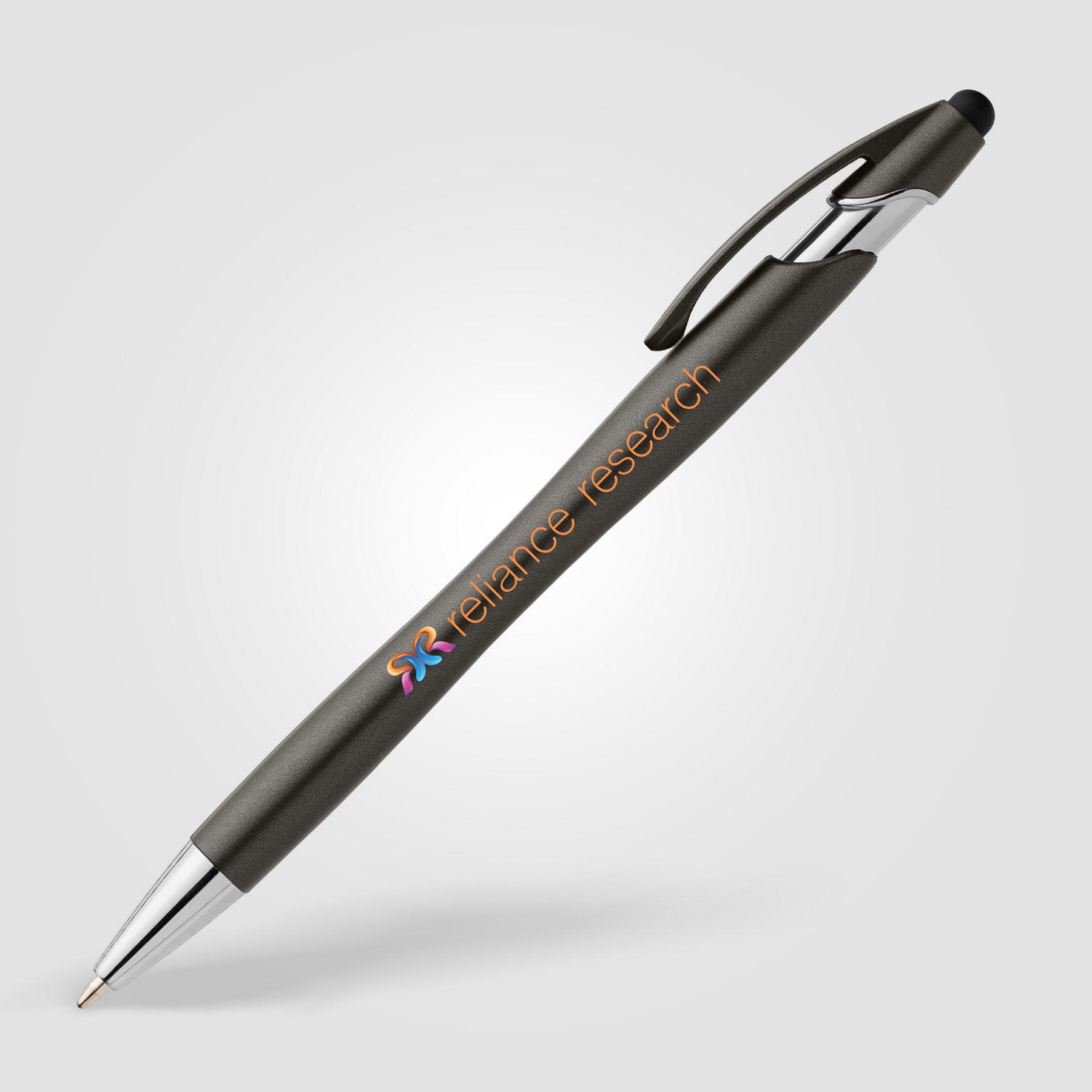 Picture of La Jolla Recycled Plastic Metallic Stylus Pen