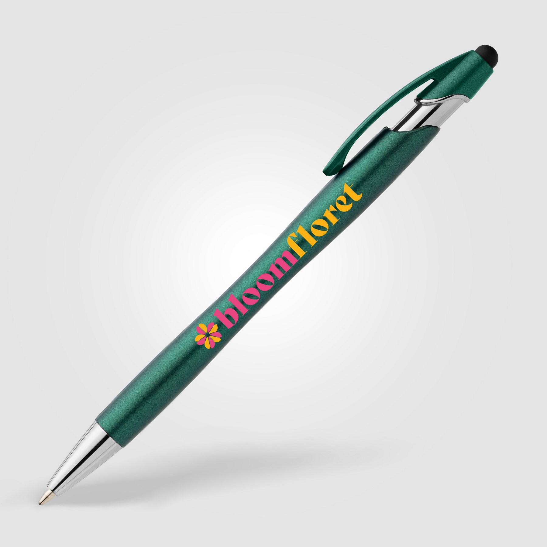 Picture of La Jolla Recycled Plastic Metallic Stylus Pen