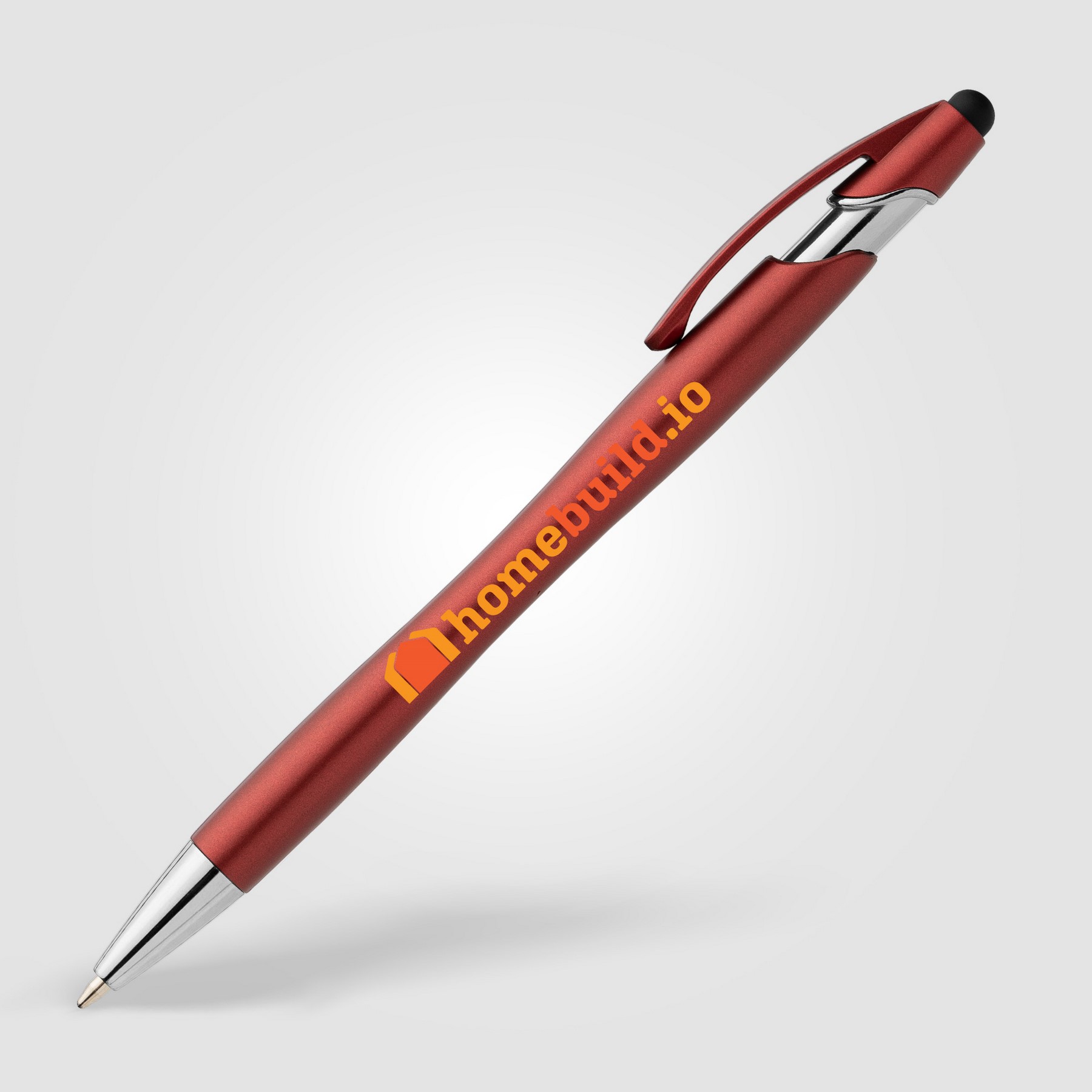 Picture of La Jolla Recycled Plastic Metallic Stylus Pen