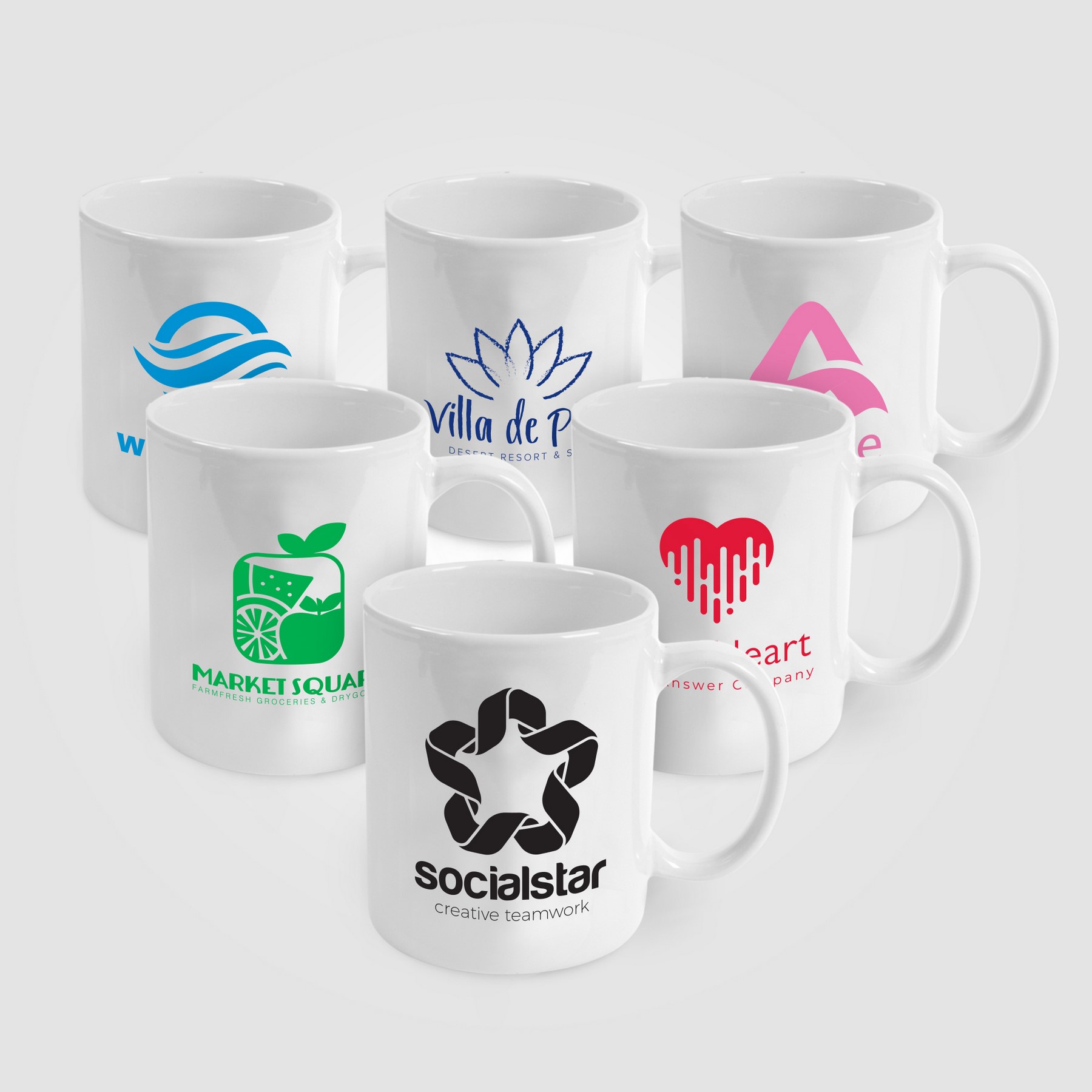 Picture of Seattle - 12 oz. White Ceramic Mug