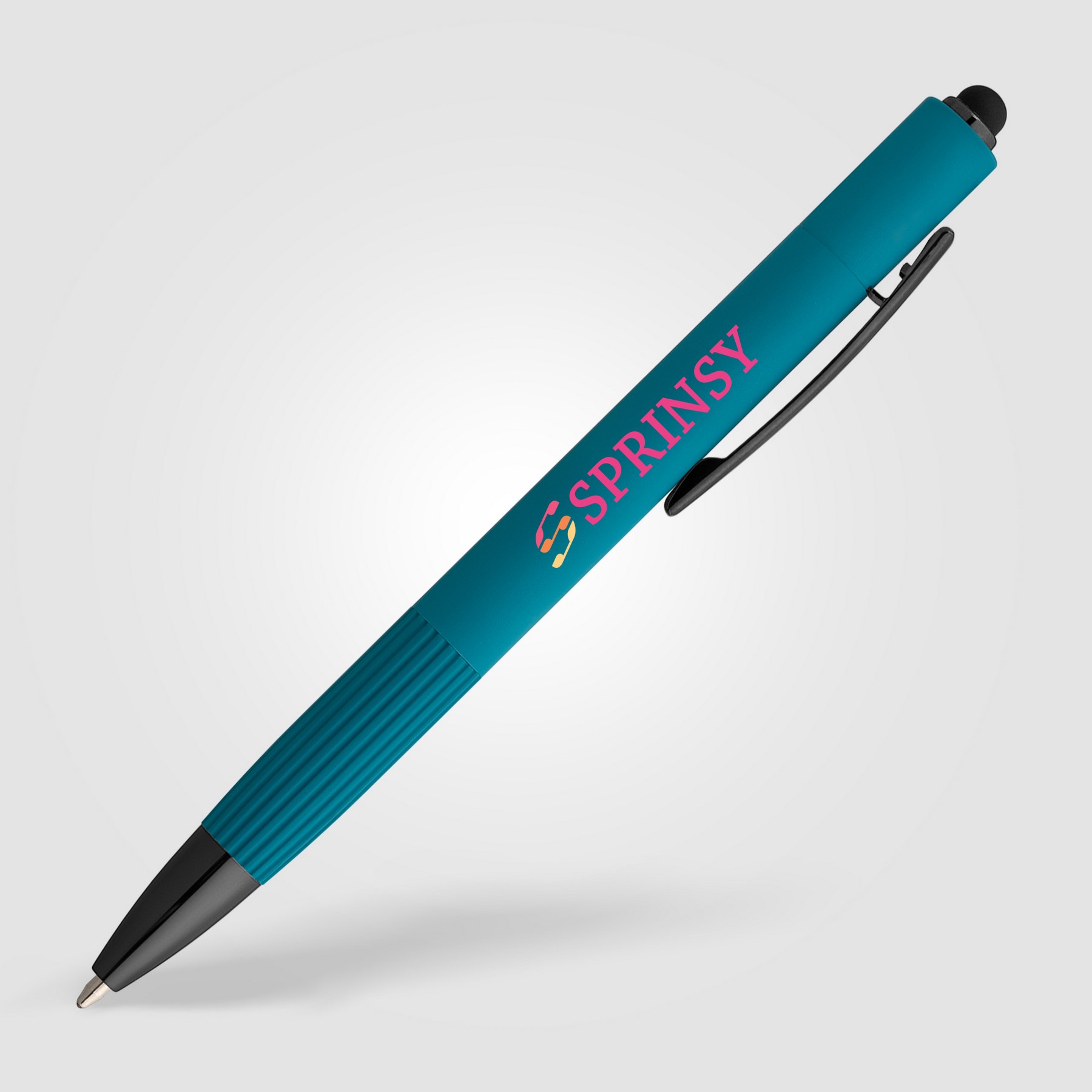 Picture of Saga Recycled Aluminum Bolt Action Stylus Pen