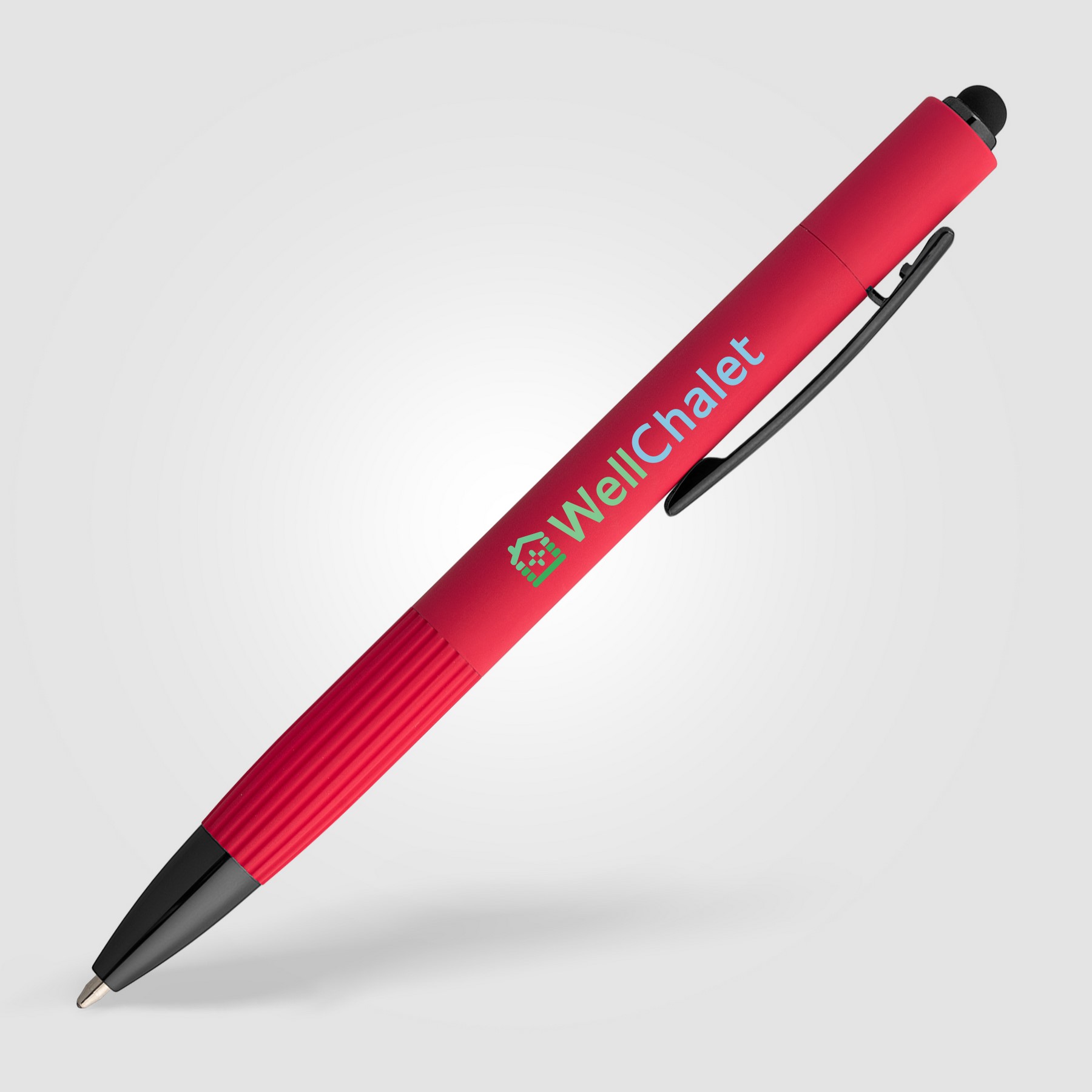 Picture of Saga Recycled Aluminum Bolt Action Stylus Pen