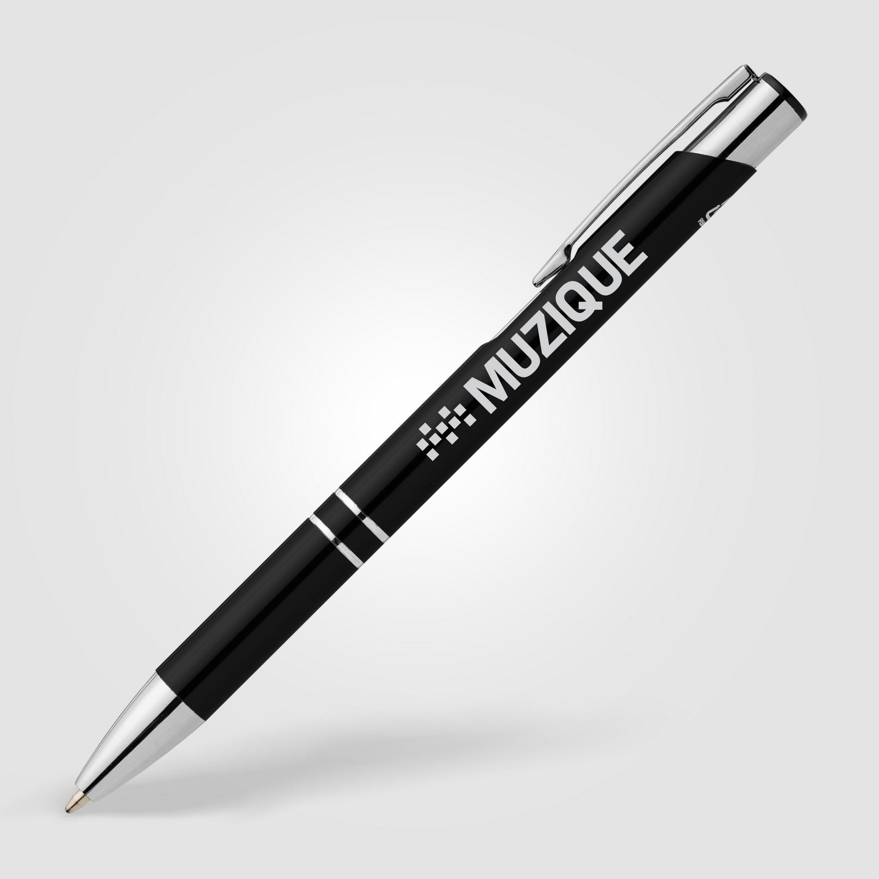 Picture of Crosby Recycled Aluminum Metallic Chrome Trim Pen