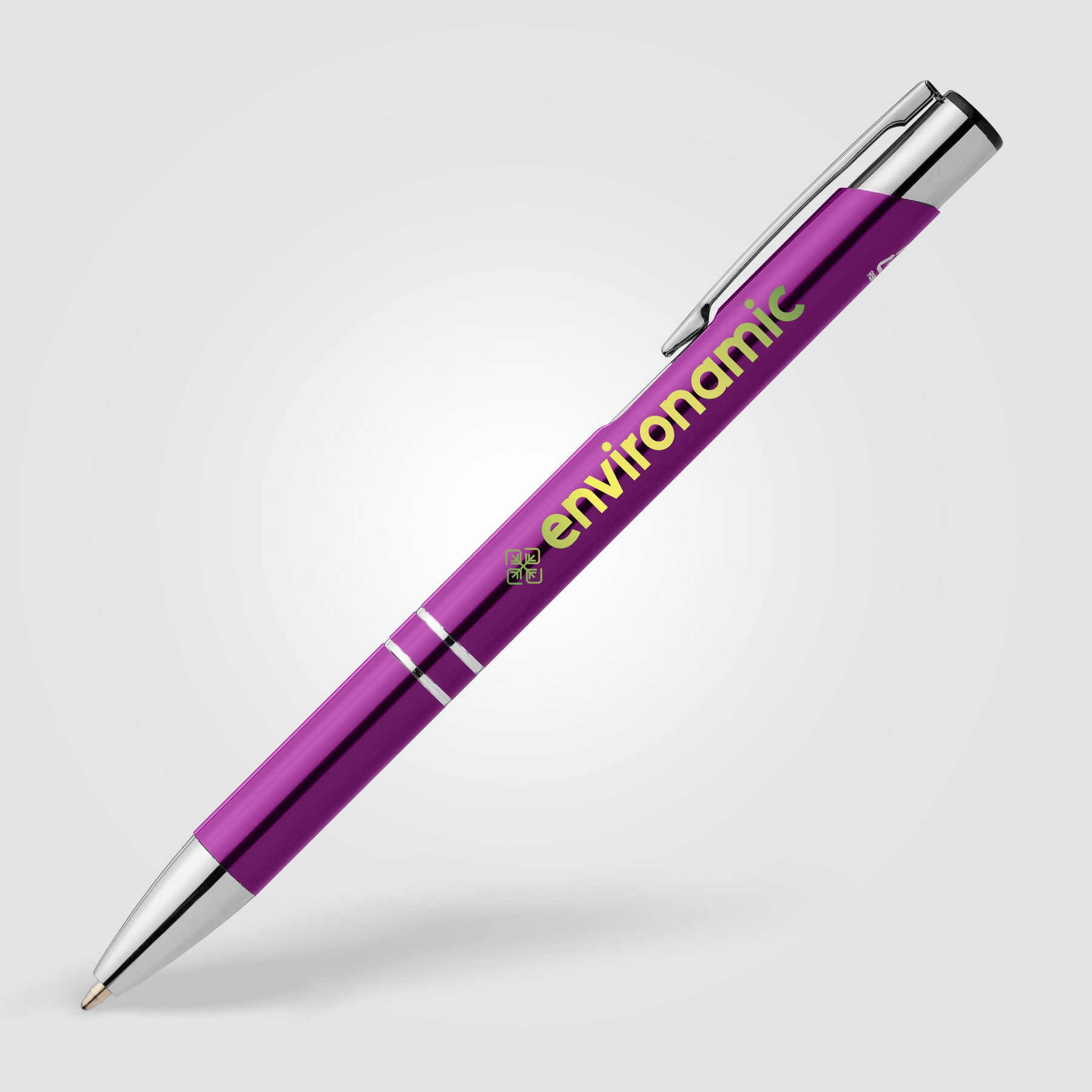 Picture of Crosby Recycled Aluminum Metallic Chrome Trim Pen