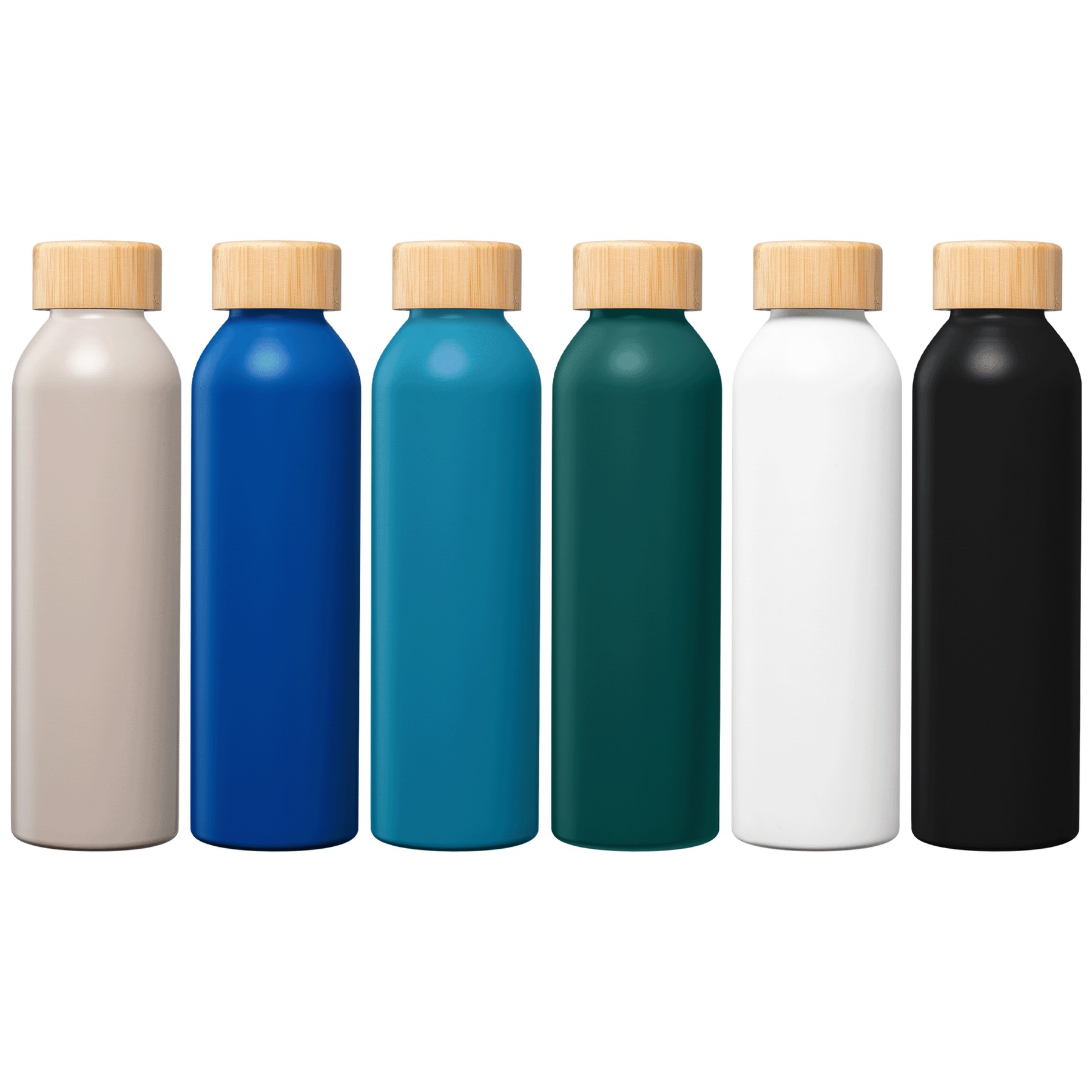 Picture of Eden Recycled Stainless Steel Bamboo Lid Water Bottle - 20 oz.