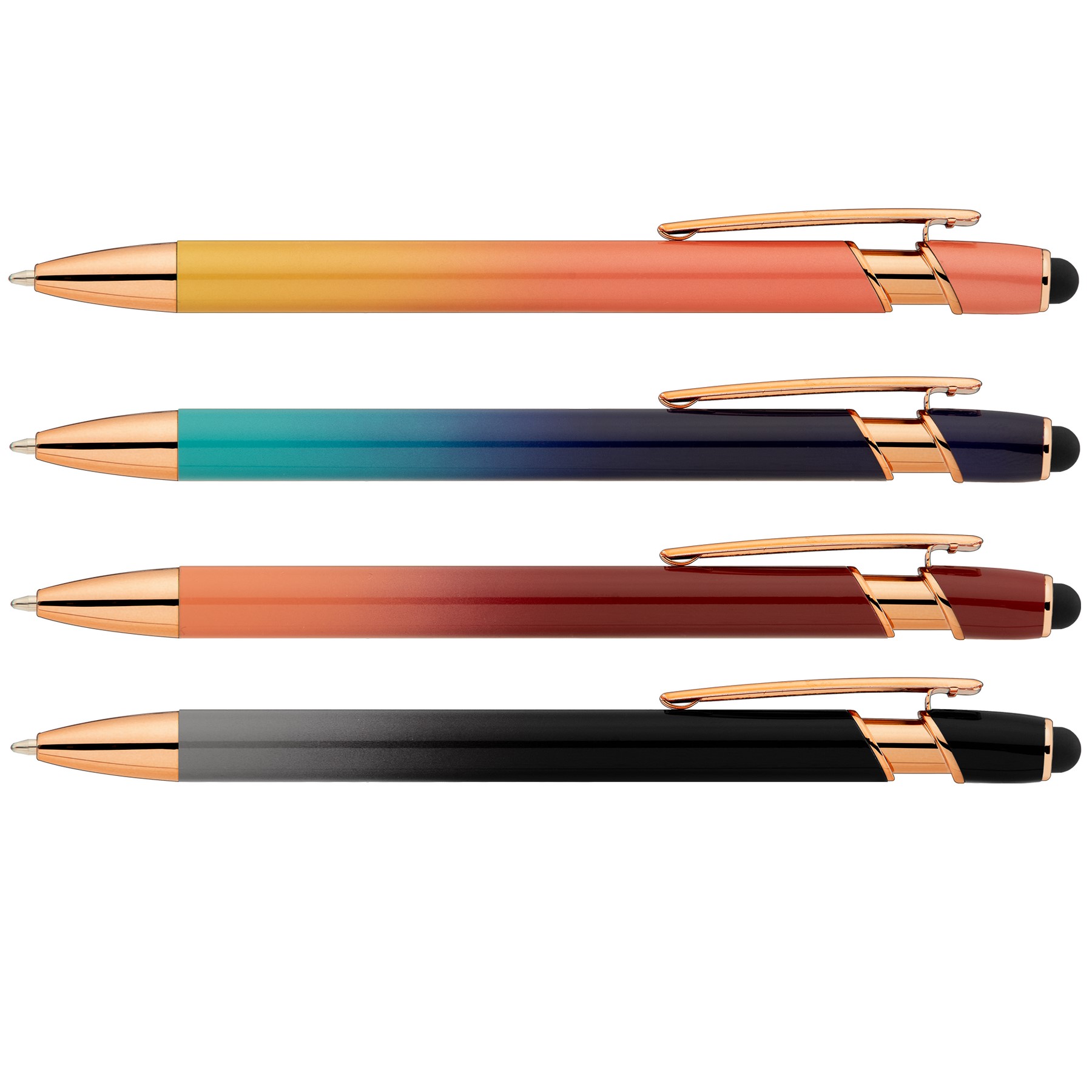 Picture of Ellipse Ombre Rose Gold Stylus Pen