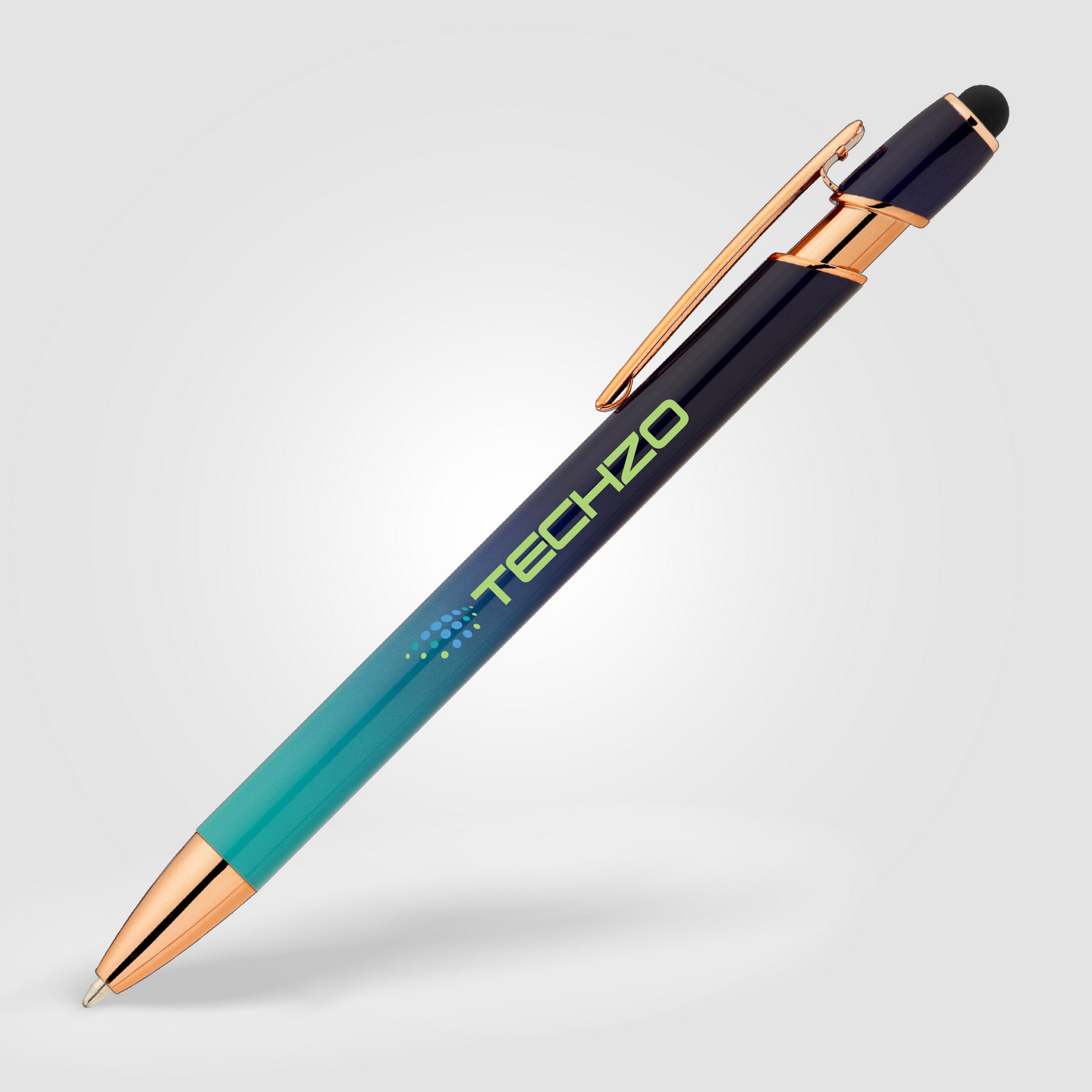 Picture of Ellipse Ombre Rose Gold Stylus Pen