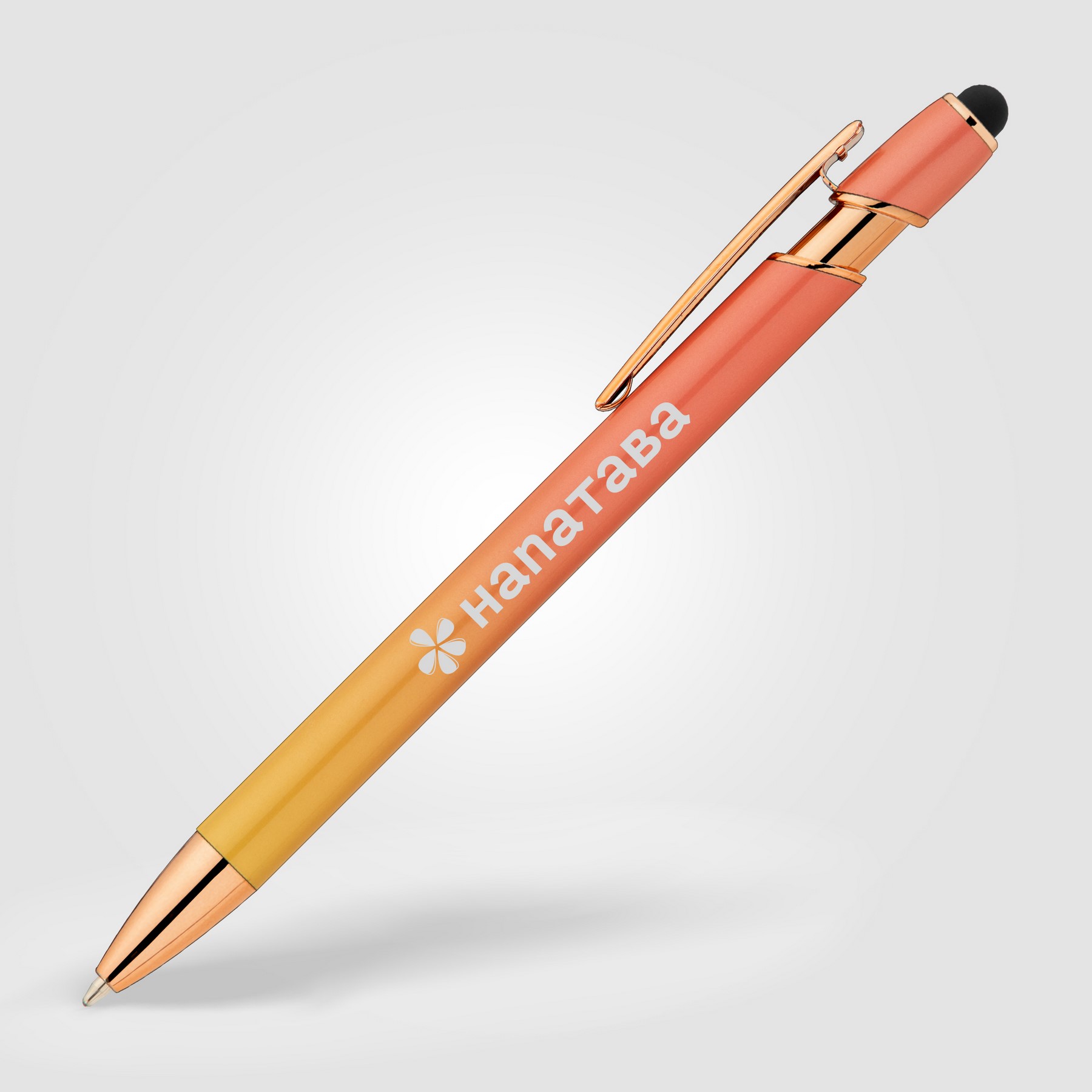 Picture of Ellipse Ombre Rose Gold Stylus Pen
