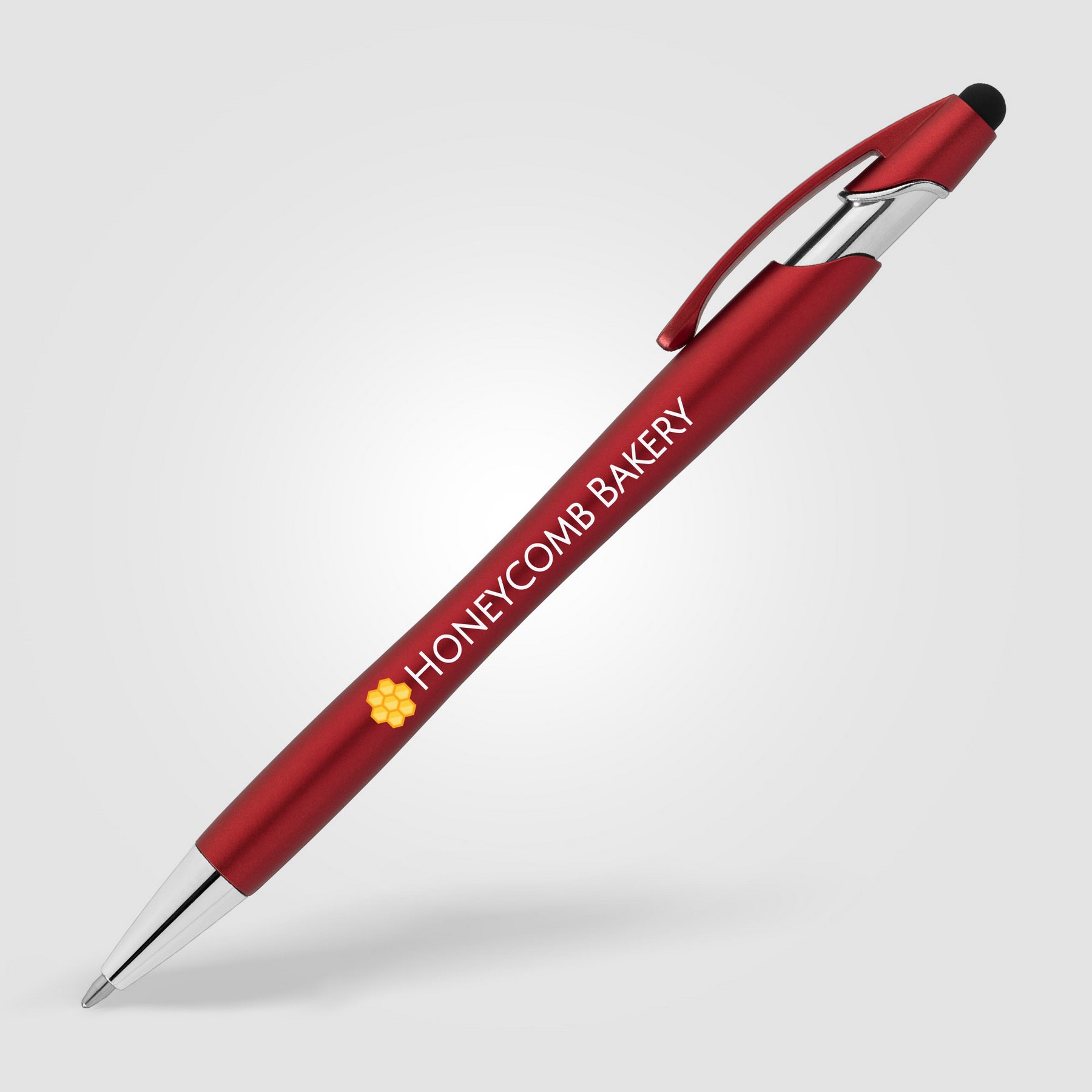 Picture of La Jolla Recycled Pen w/ Stylus + Anti-Fraud Ink