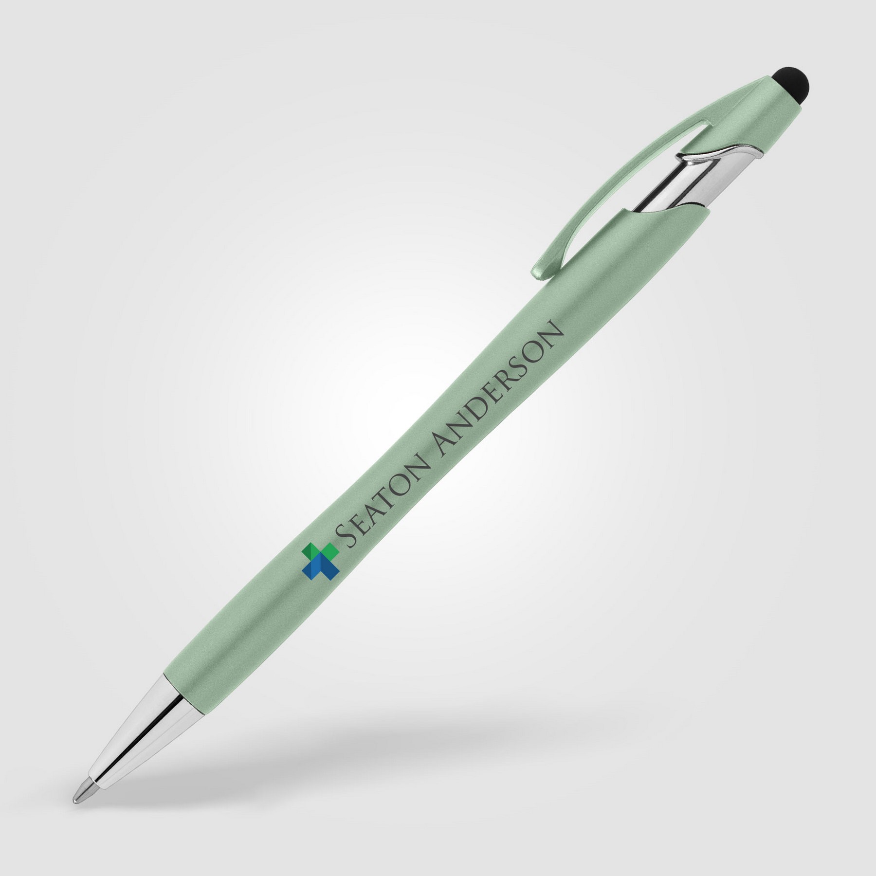 Picture of La Jolla Recycled Pen w/ Stylus + Anti-Fraud Ink