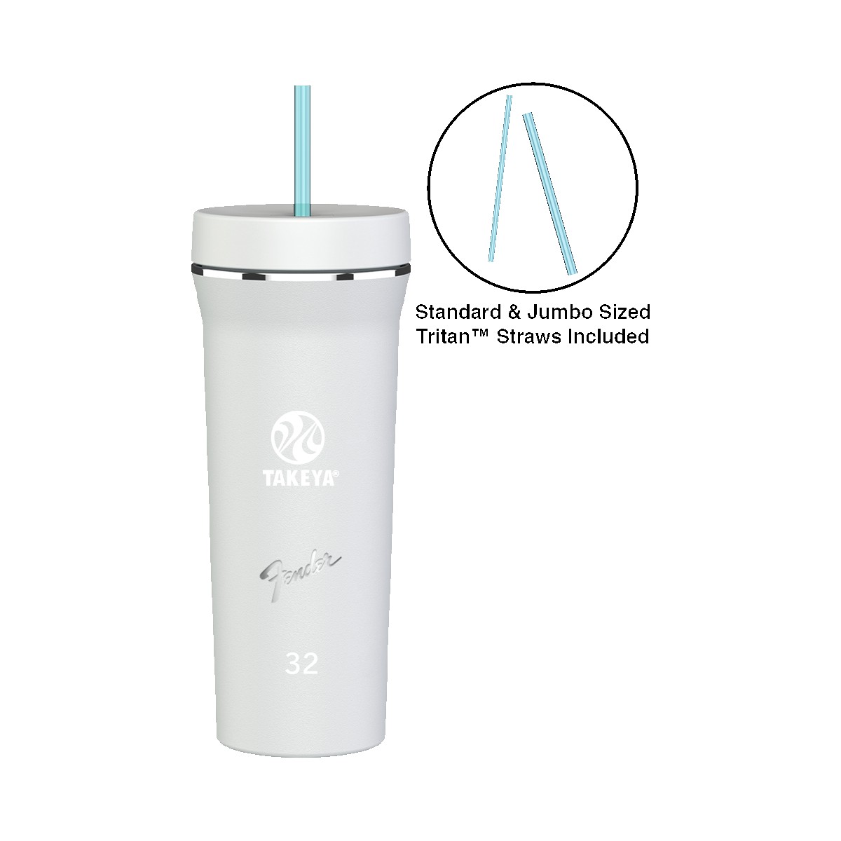 Picture of Takeya® 32 oz. Straw Tumbler - Laser, Standard