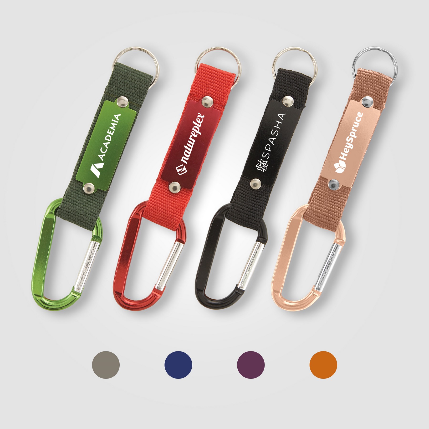 Picture of Strap Happy Carabiner Keychain