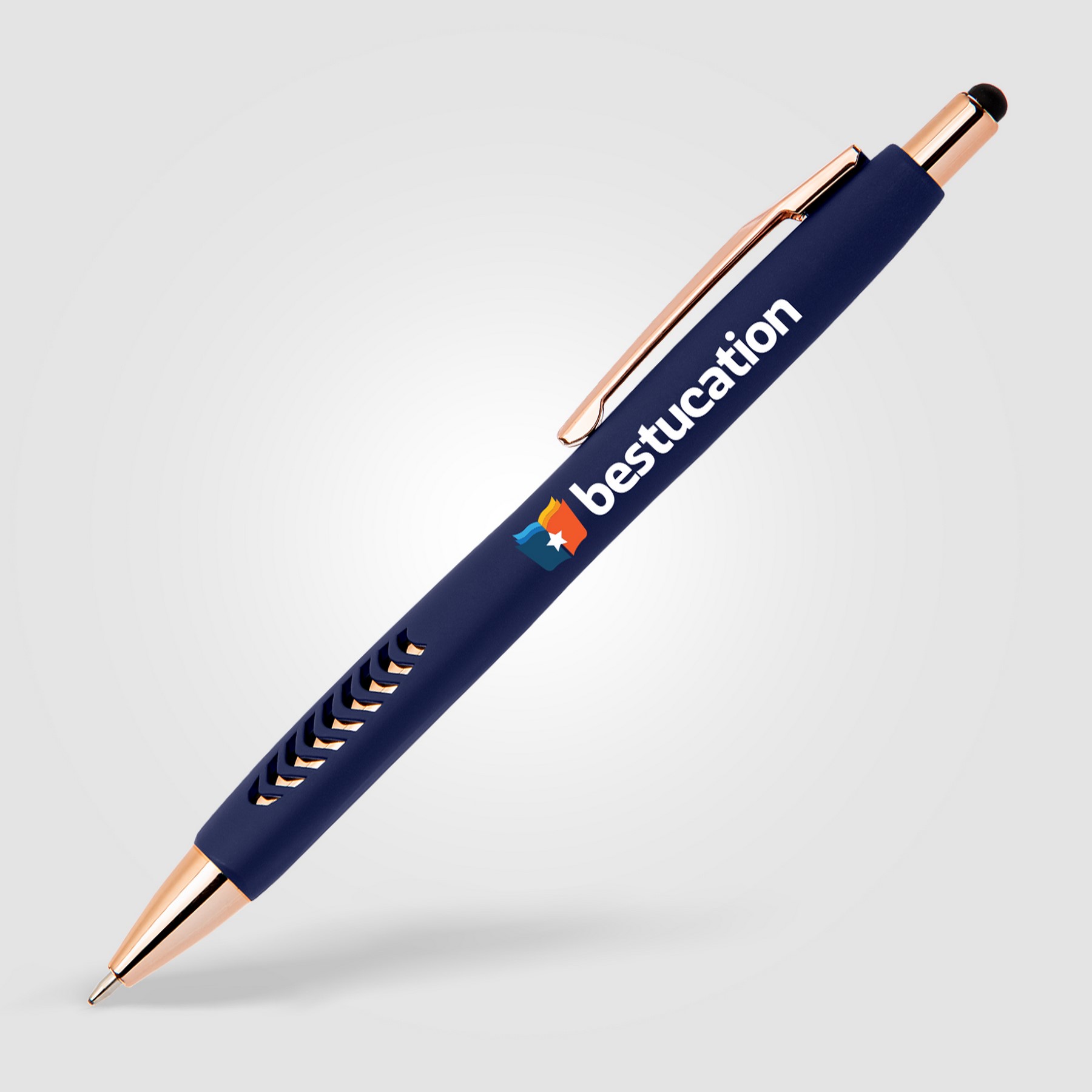 Picture of Avalon Softy Rose Gold Pen w/ Stylus