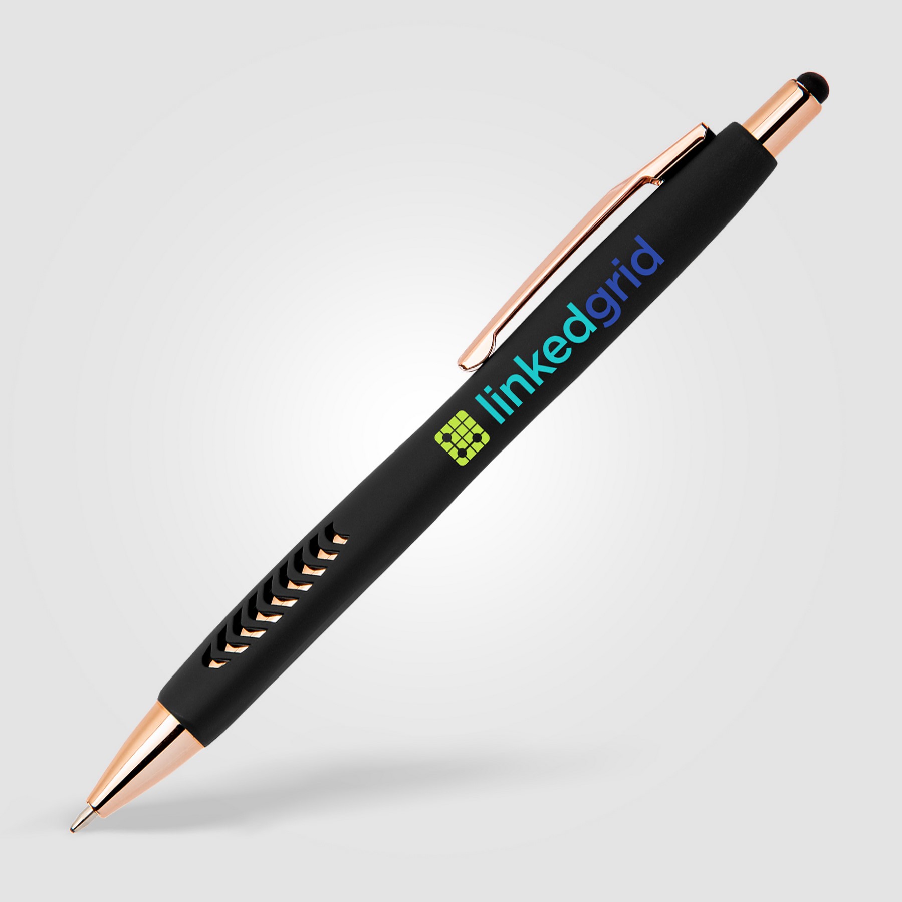 Picture of Avalon Softy Rose Gold Pen w/ Stylus