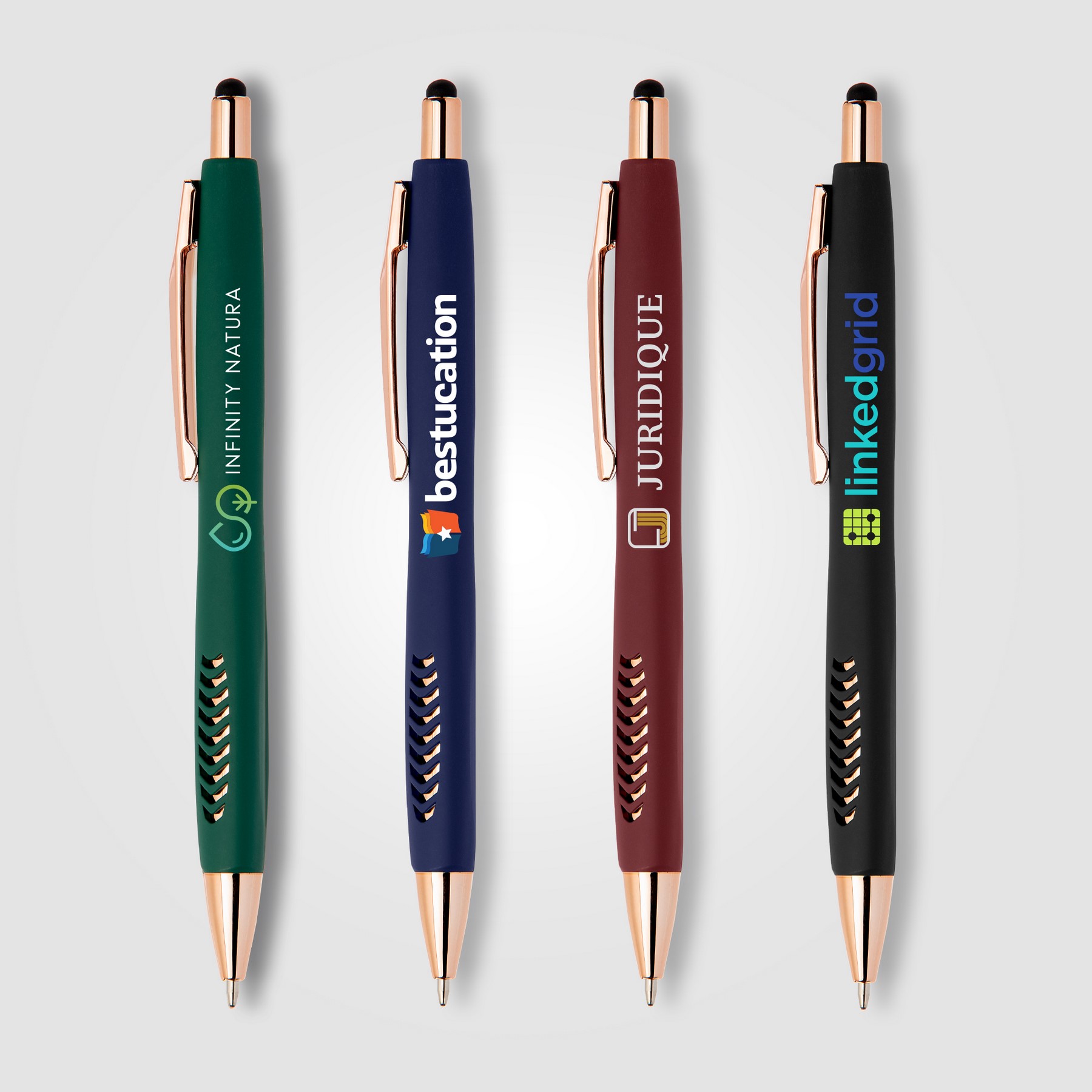 Picture of Avalon Softy Rose Gold Pen w/ Stylus