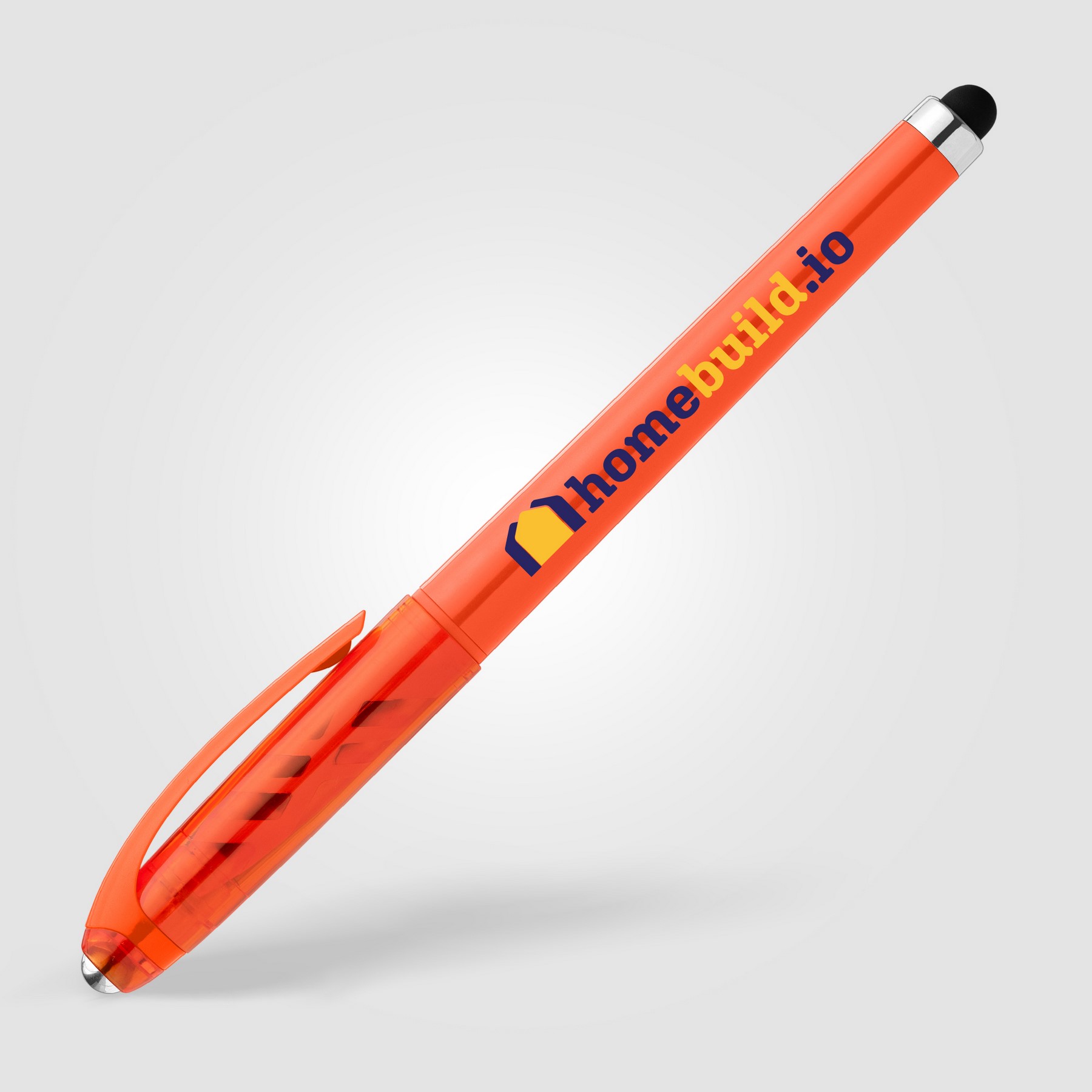 Picture of Prism Recycled Plastic Fidget Ball Stylus Gel Pen
