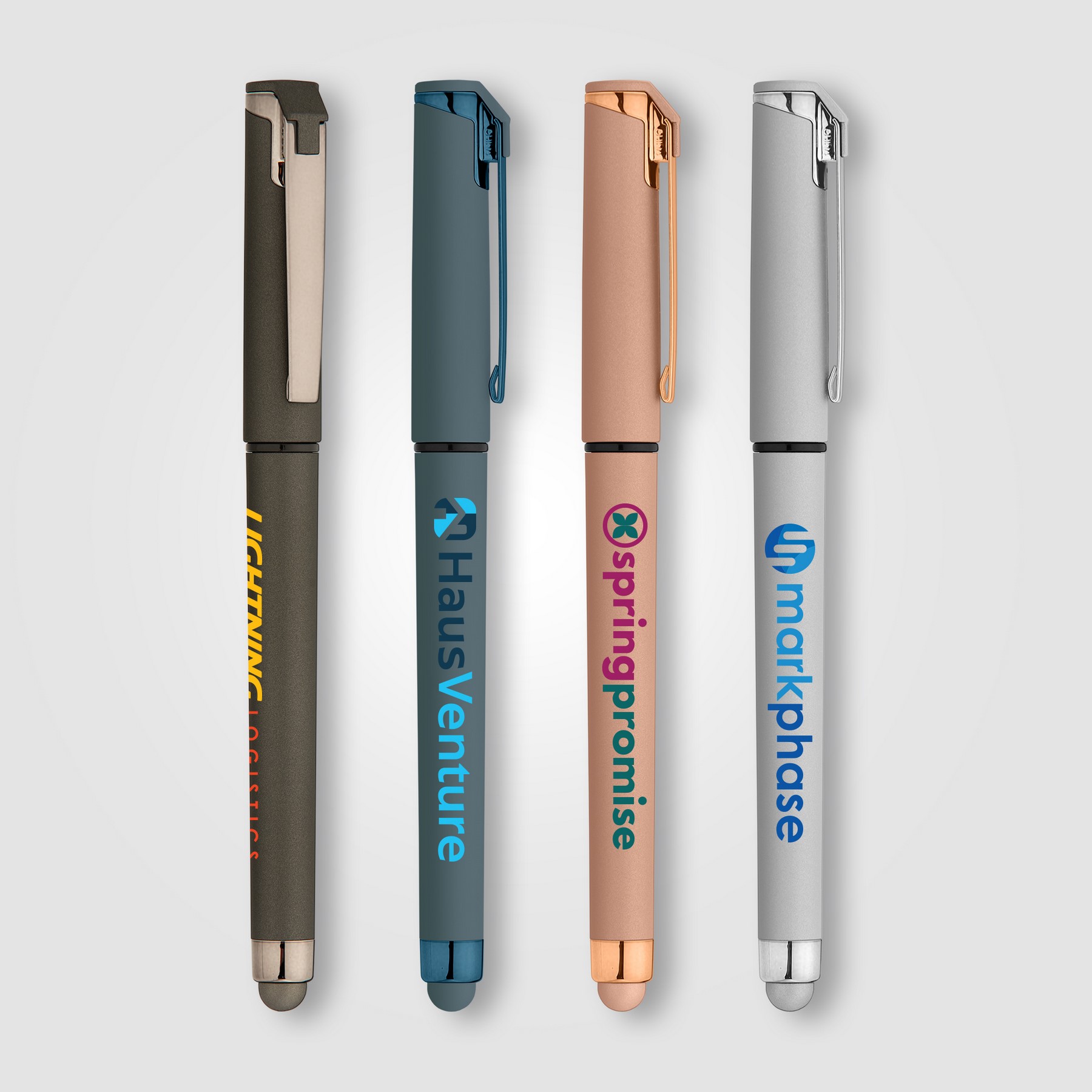 Picture of Islander Softy Monochrome Metallic Stylus Gel Pen