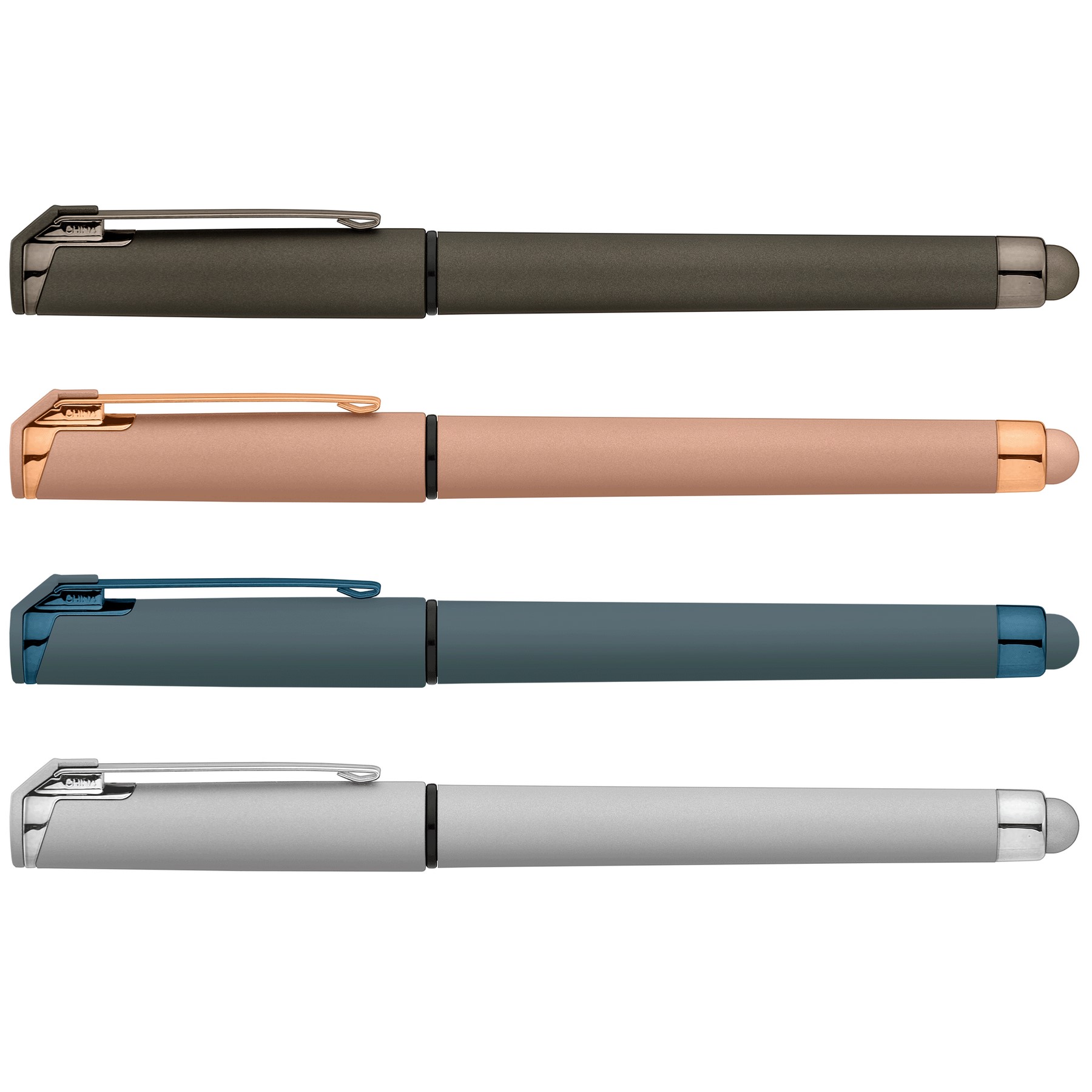 Picture of Islander Softy Monochrome Metallic Stylus Gel Pen