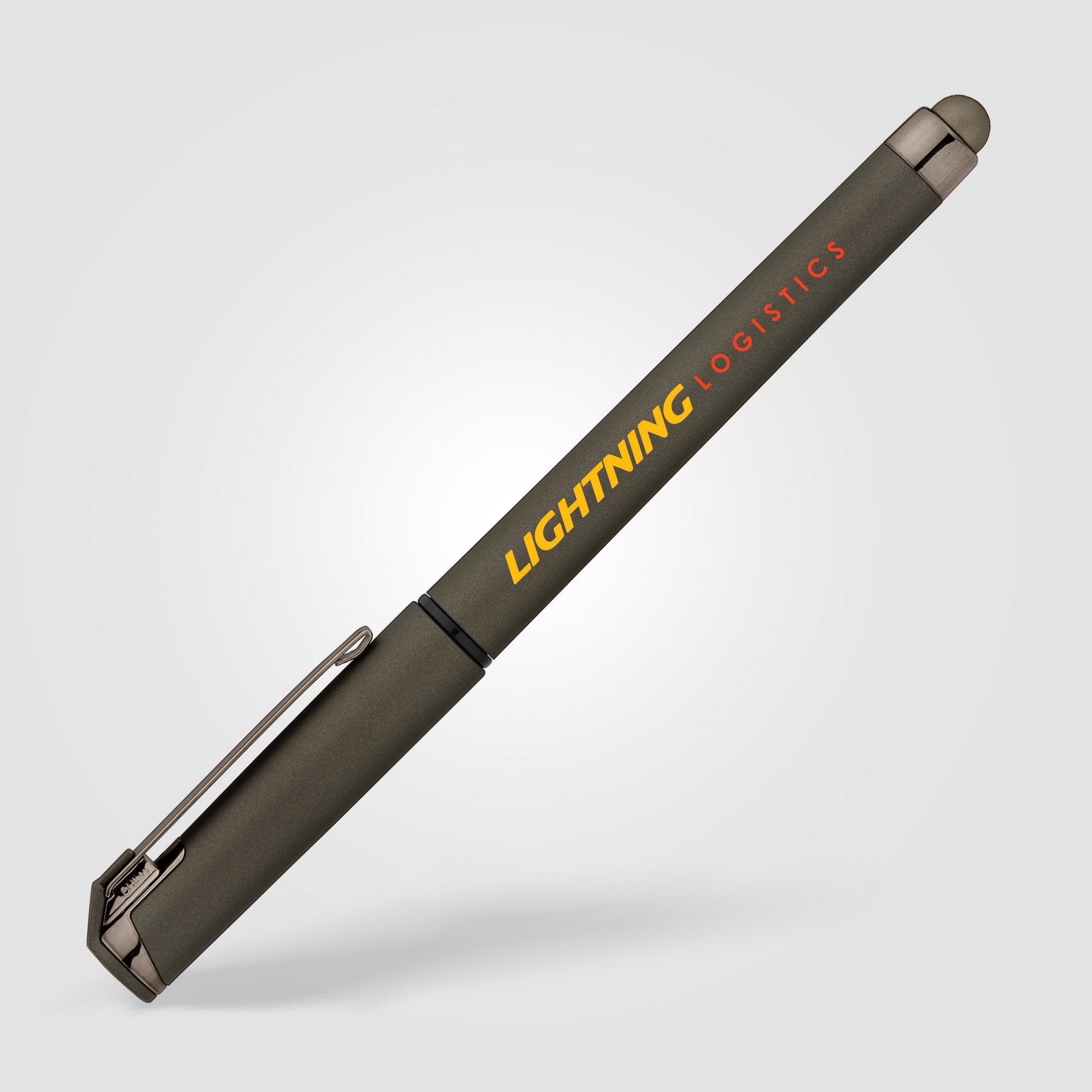Picture of Islander Softy Monochrome Metallic Stylus Gel Pen