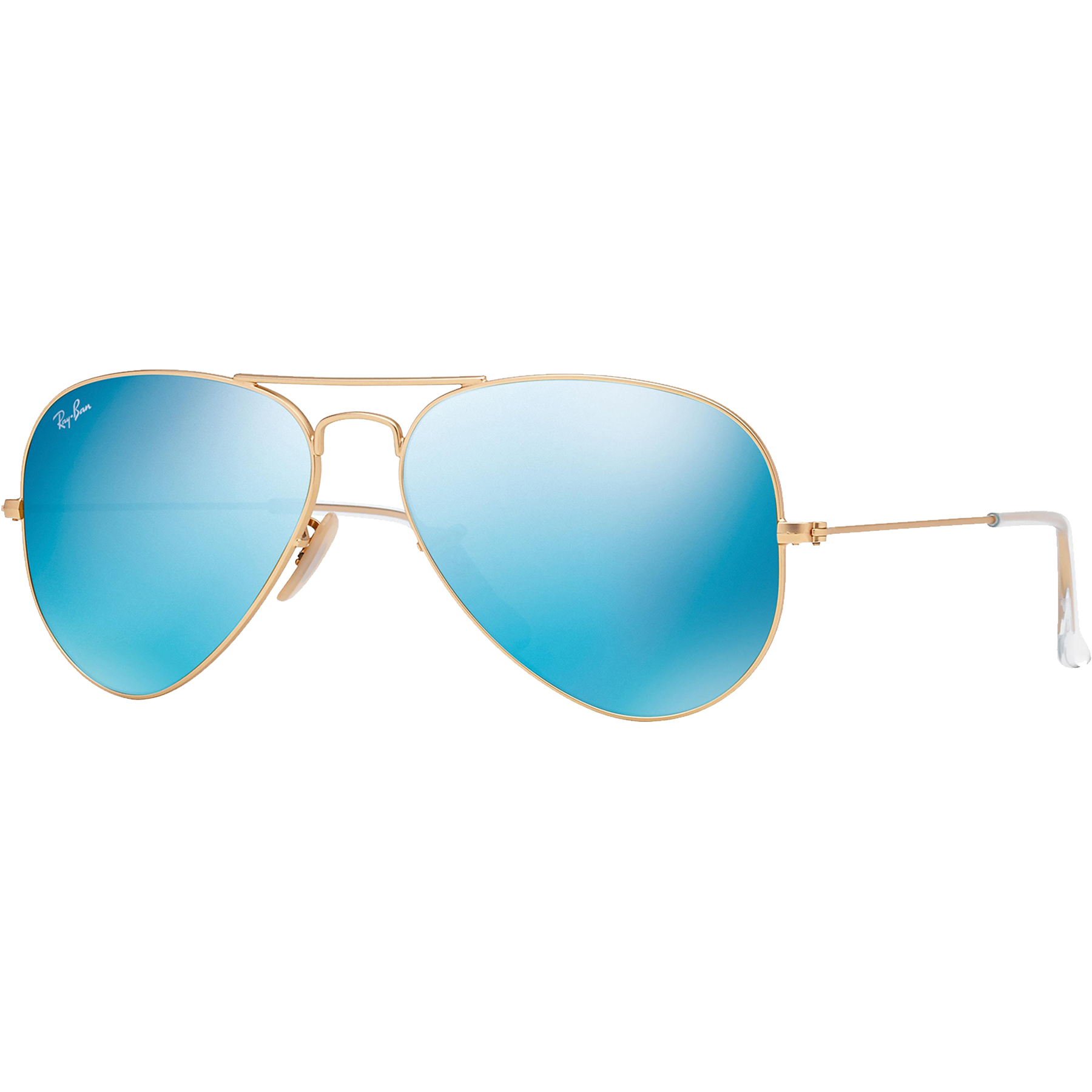 Picture of Ray-Ban® Aviator Sunglasses - Gold/Blue Flash Lenses