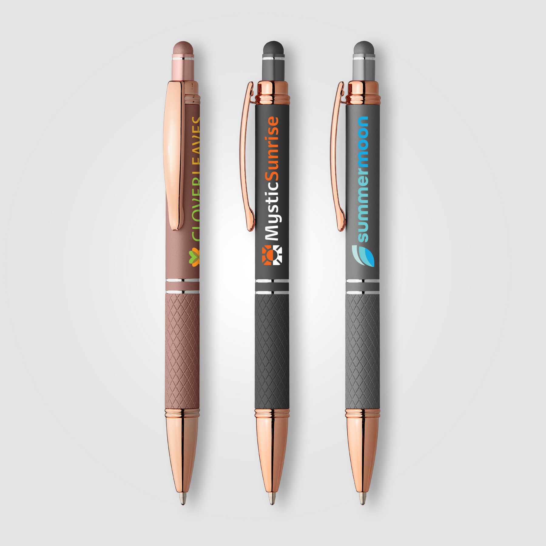 Picture of Phoenix Softy Rose Gold Gel Pen w/Stylus