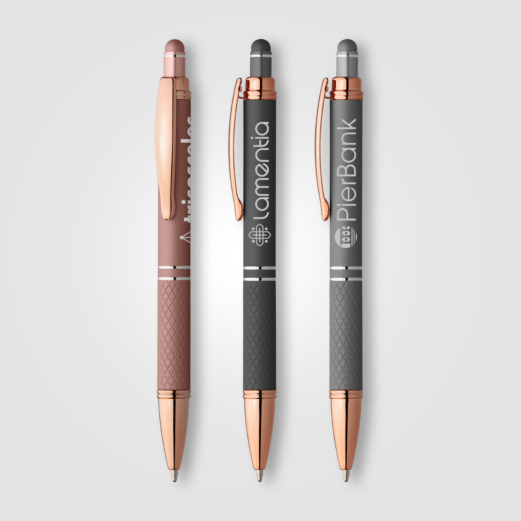 Picture of Phoenix Softy Rose Gold Gel Pen w/Stylus