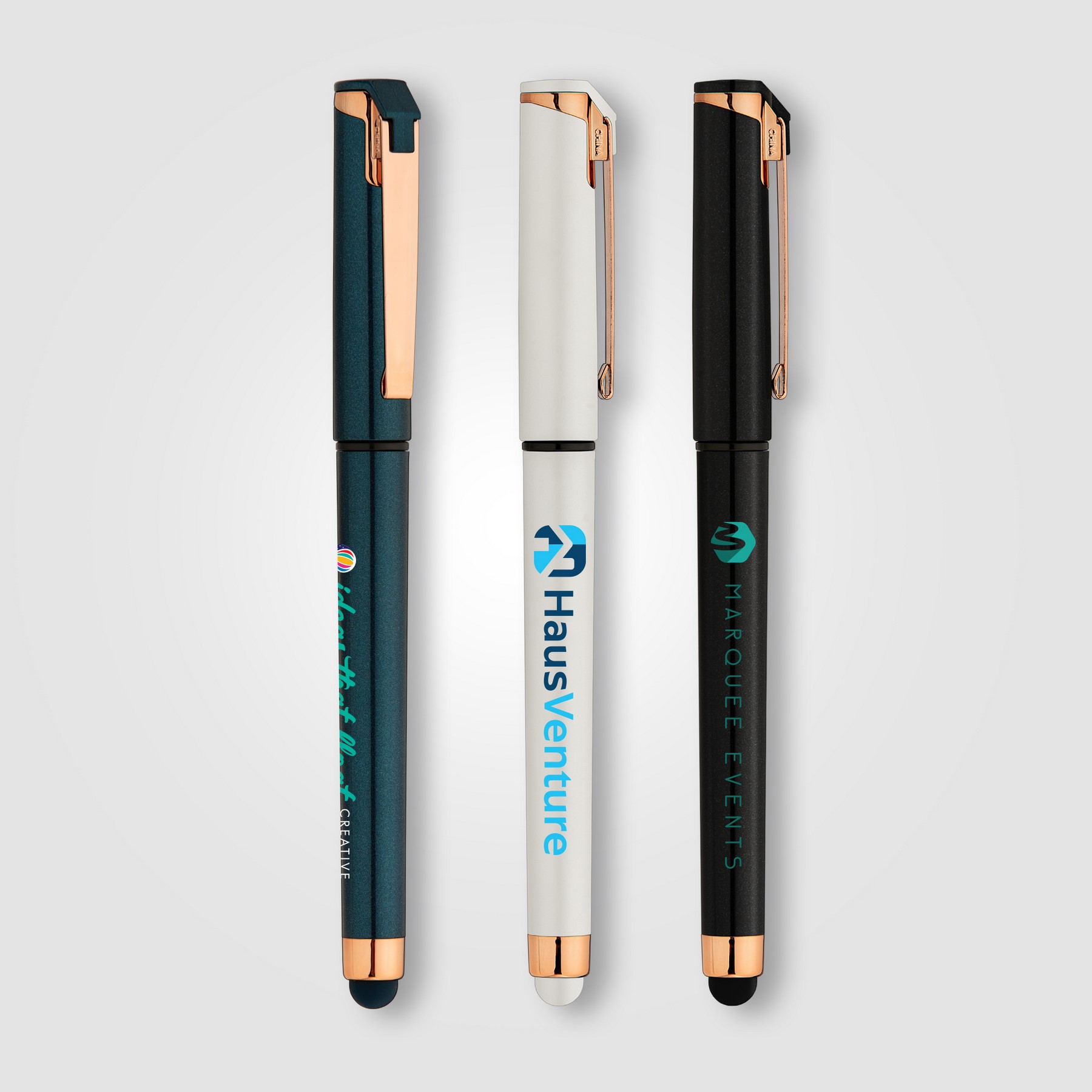 Picture of Islander Pearl Rose Gold Stylus Gel Pen