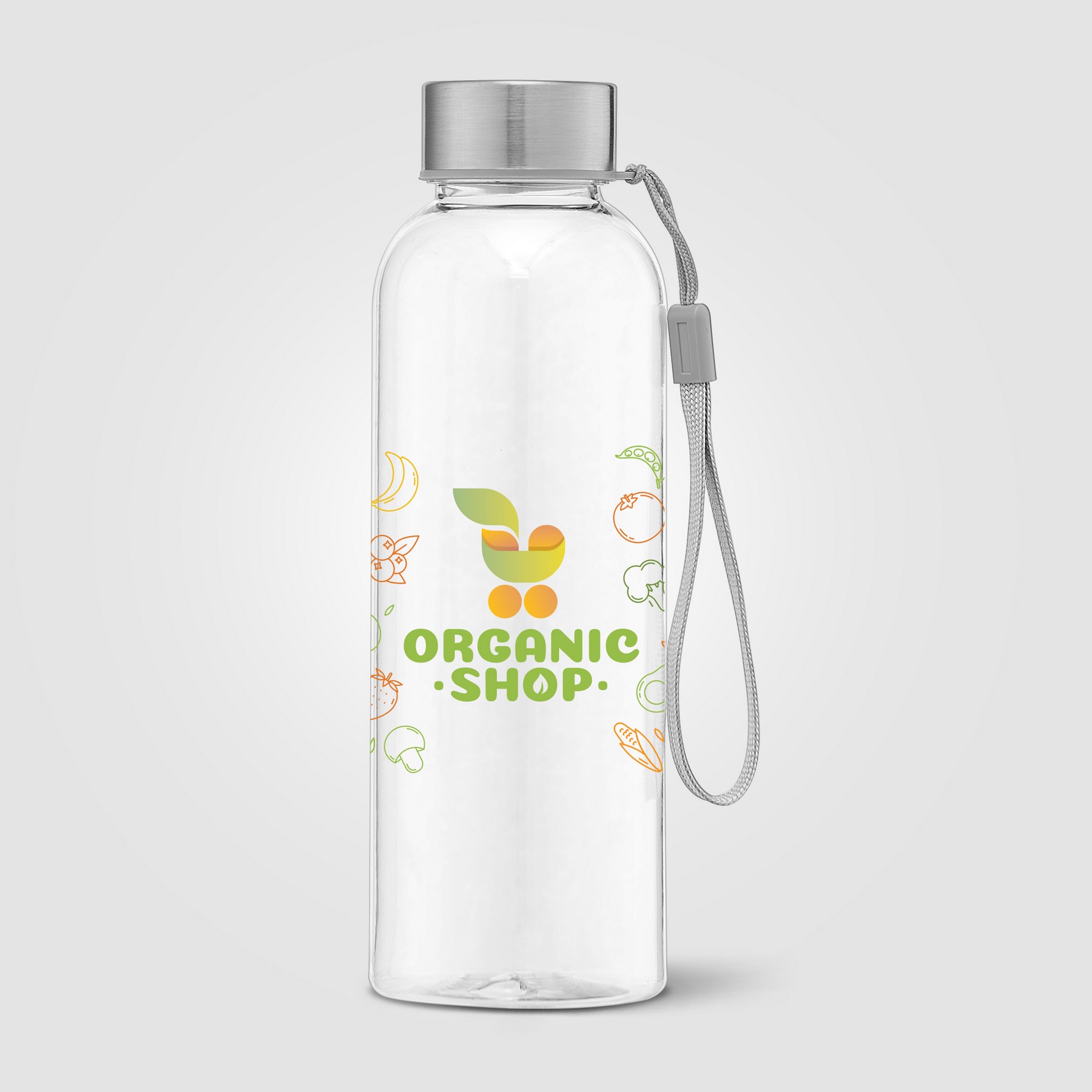 Picture of Skye - 17 oz. RPET Water Bottle with Wrist Strap