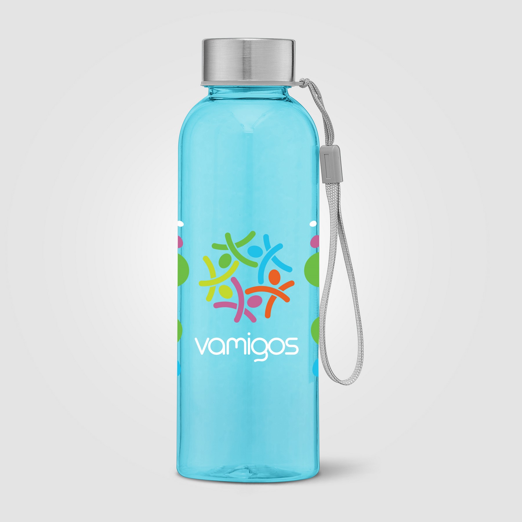 Picture of Skye - 17 oz. RPET Water Bottle with Wrist Strap