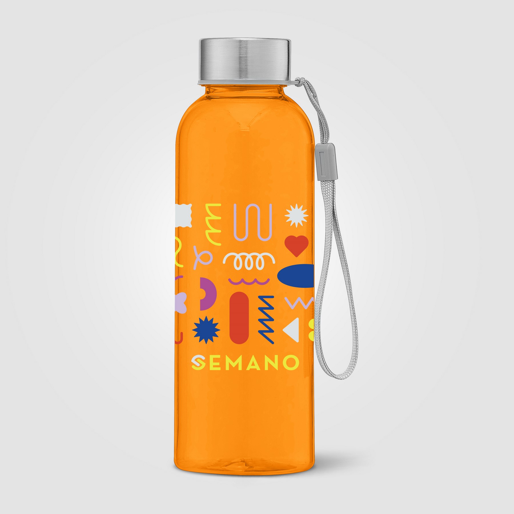 Picture of Skye - 17 oz. RPET Water Bottle with Wrist Strap