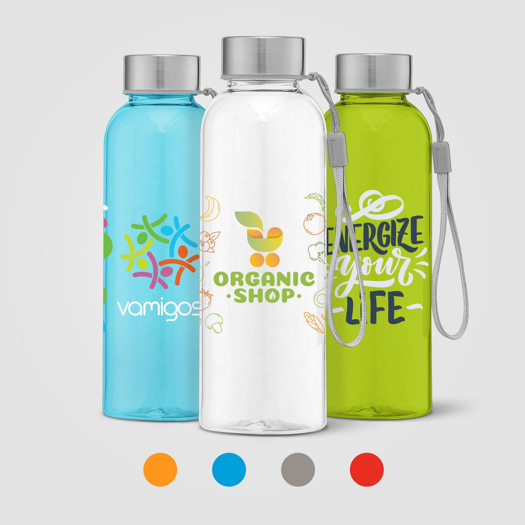 Picture of Skye - 17 oz. RPET Water Bottle with Wrist Strap