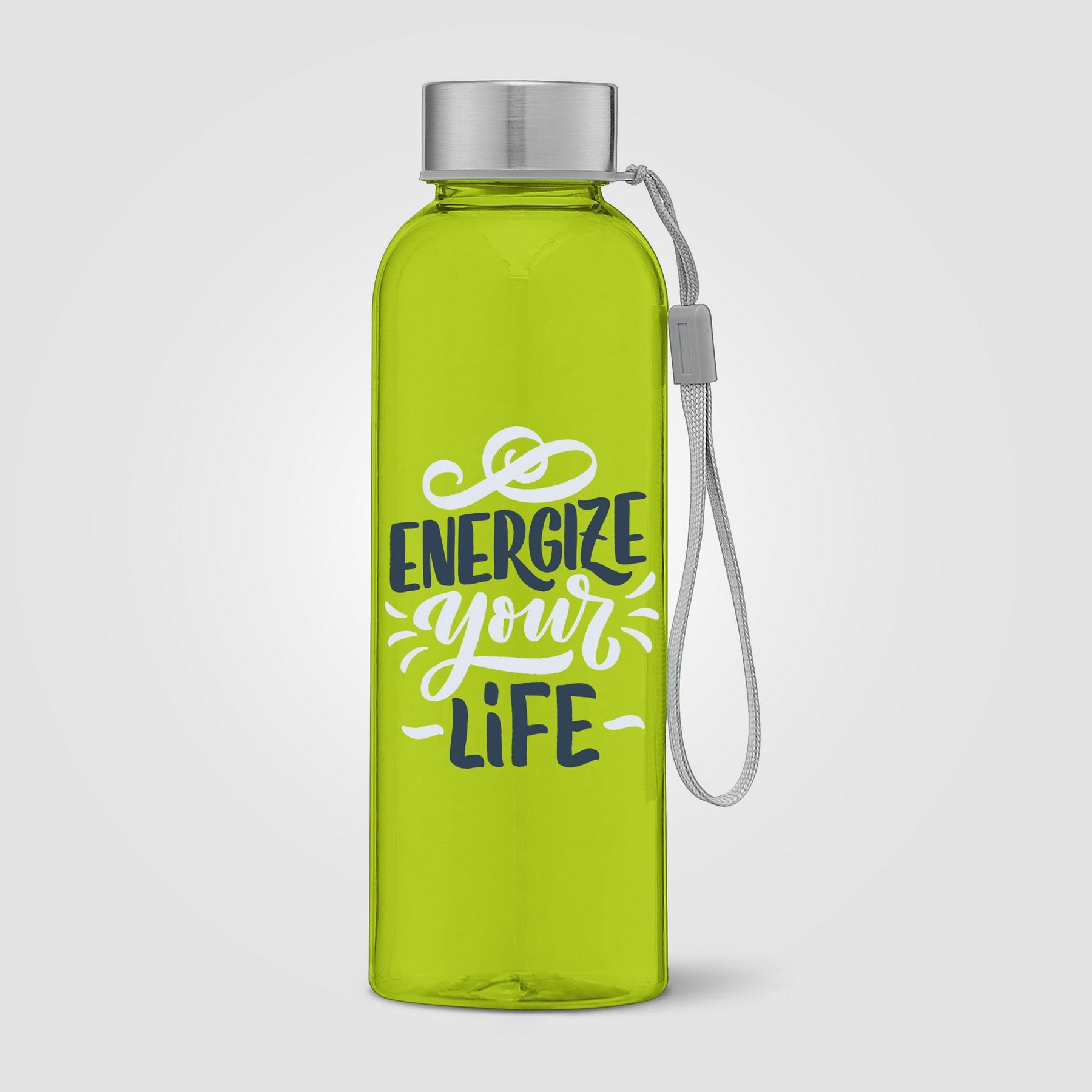 Picture of Skye - 17 oz. RPET Water Bottle with Wrist Strap