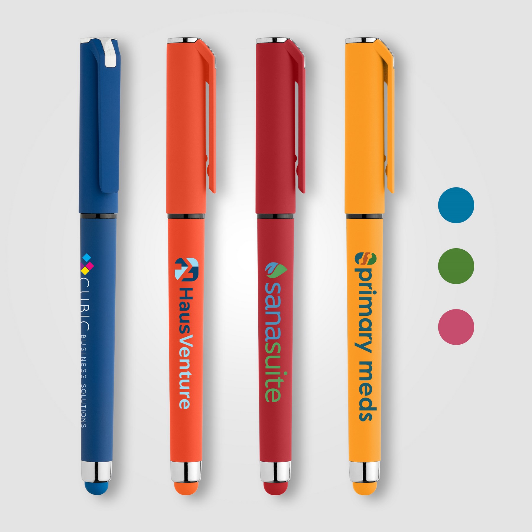 Picture of Islander Recycled Plastic Brights Gel Grip Pen