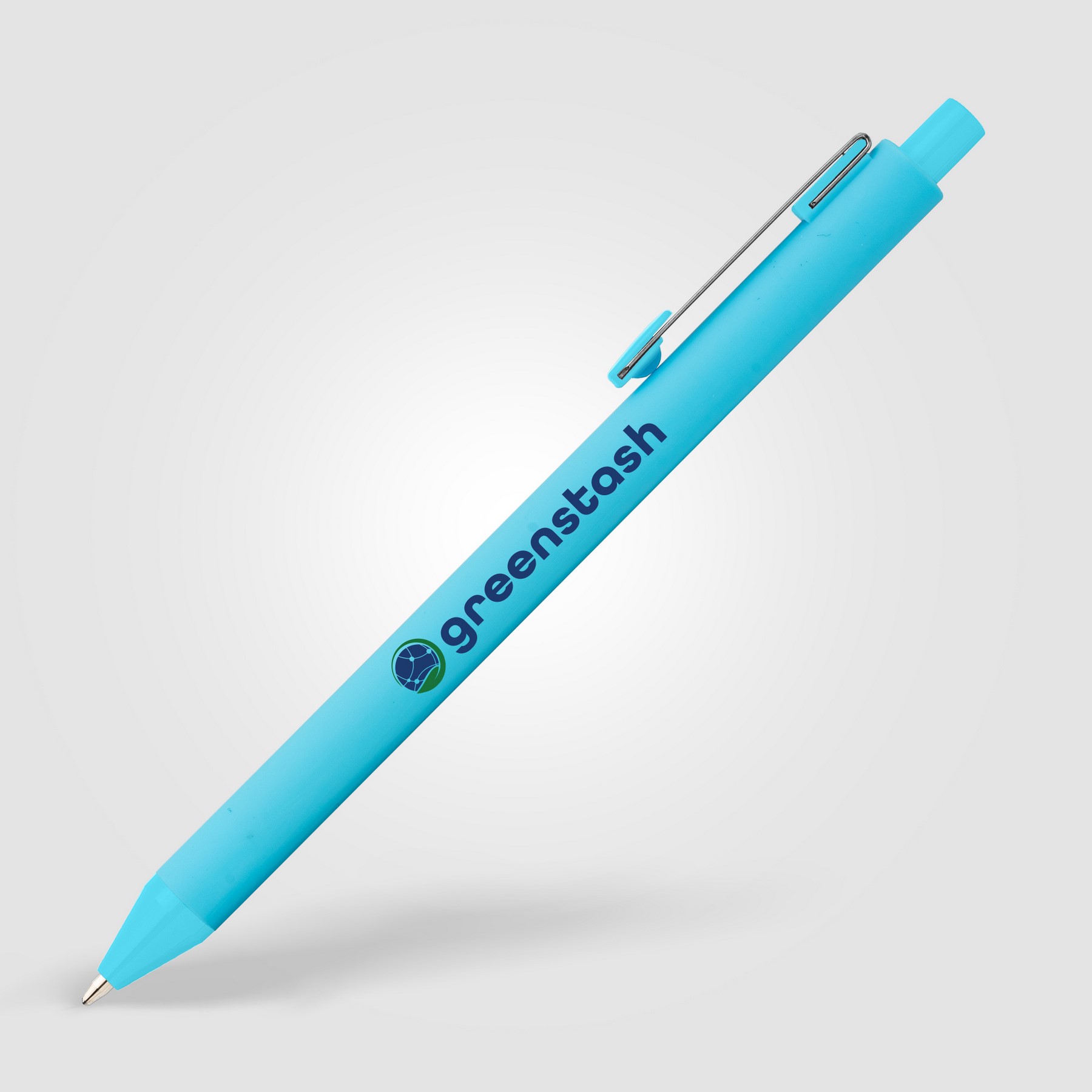 Picture of Vela Essentials Recycled Plastic Soft Touch Gel Pen