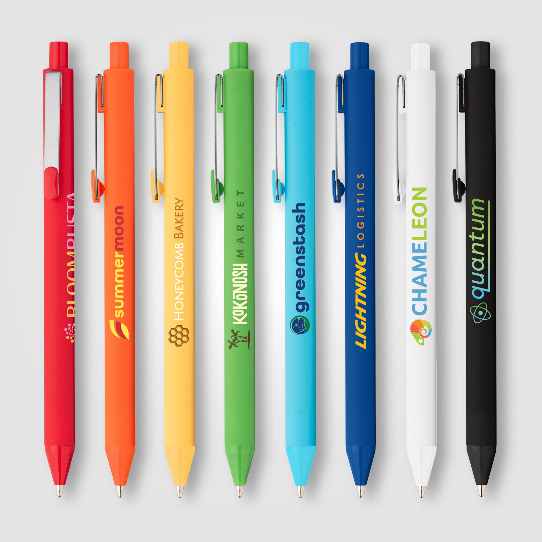 Picture of Vela Essentials Recycled Plastic Soft Touch Gel Pen