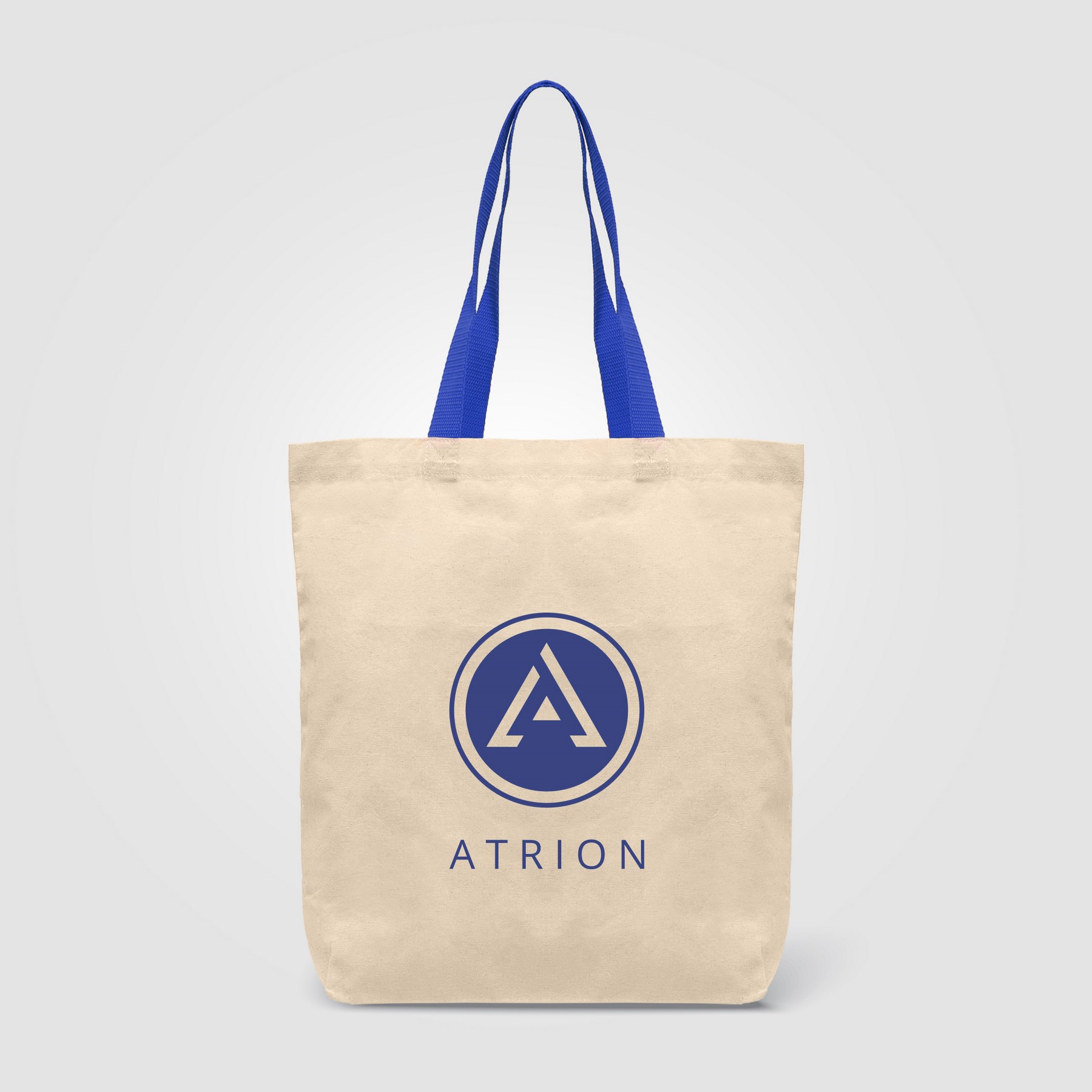 Picture of Tonga - 5 oz. Natural Cotton Tote w/ Color Straps