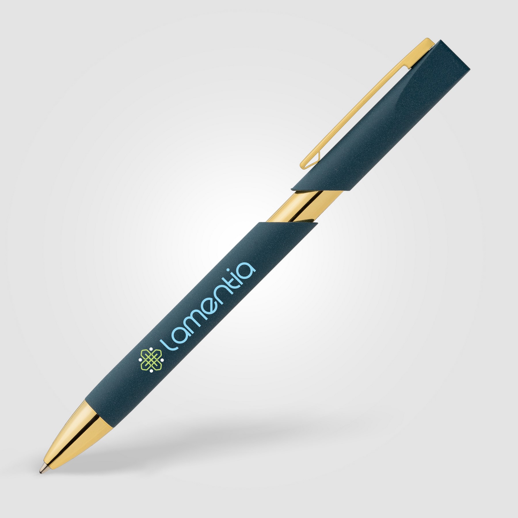 Picture of Aurelia Recycled Plastic Gold Trim Pen