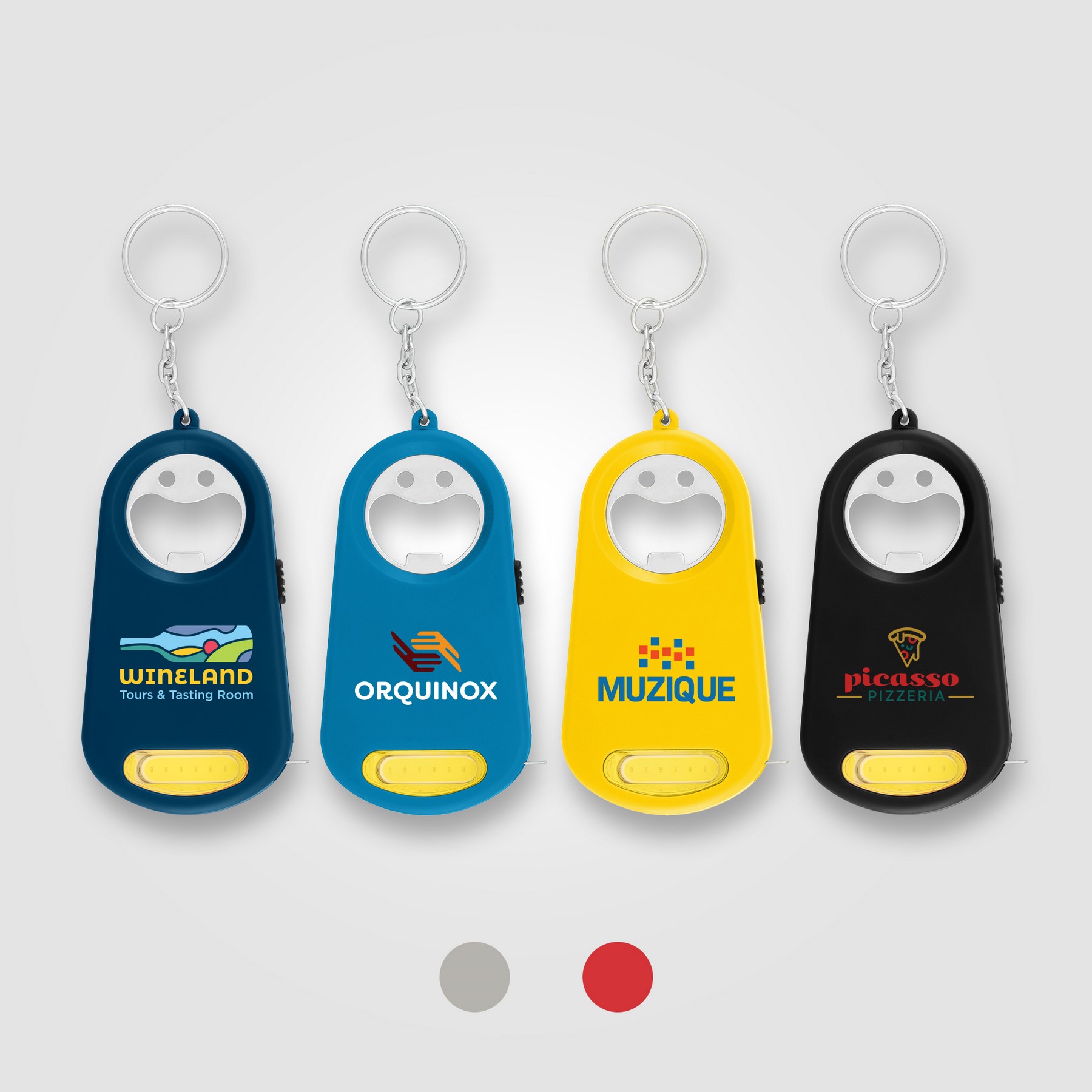 Picture of Casper LED Light, Bottle Opener, Keyring, Tape Measure