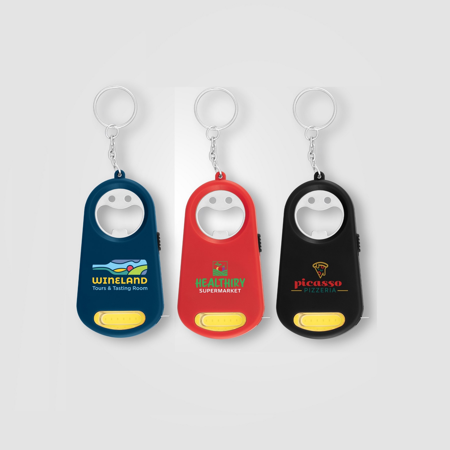 Picture of Casper LED Light, Bottle Opener, Keyring, Tape Measure