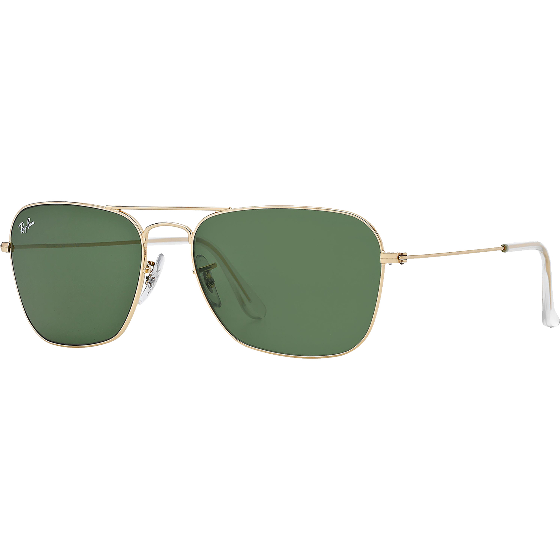 Picture of Ray-Ban® Caravan Sunglasses - Gold Shiny/Green
