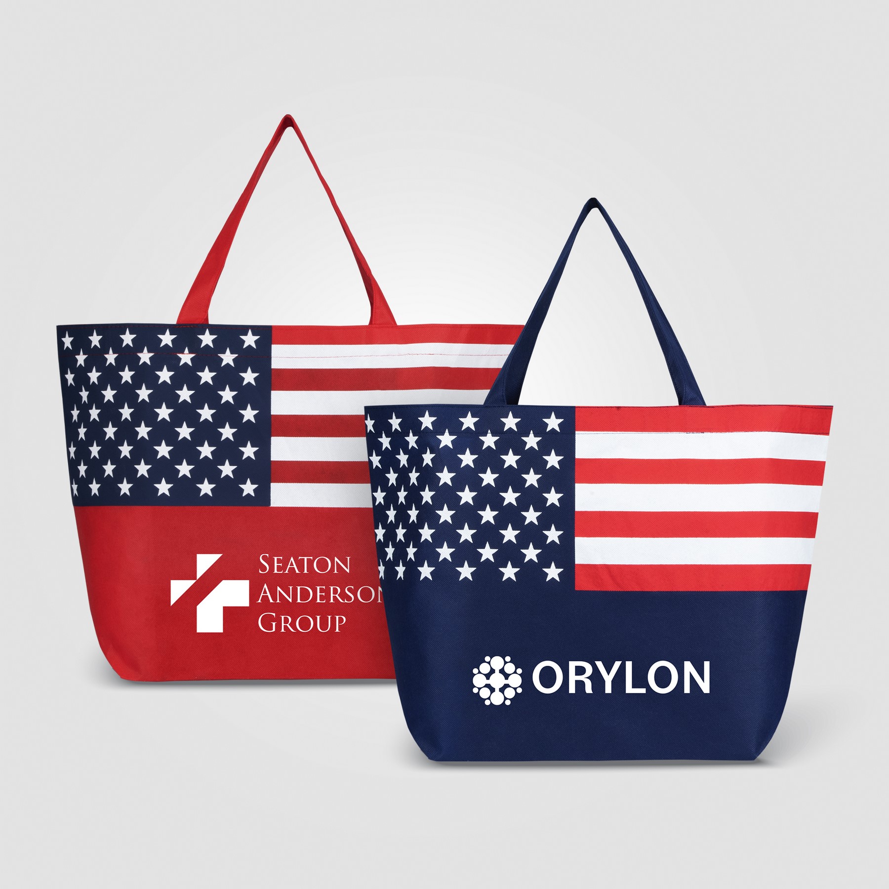 Picture of American Flag Non-Woven Tote Bag