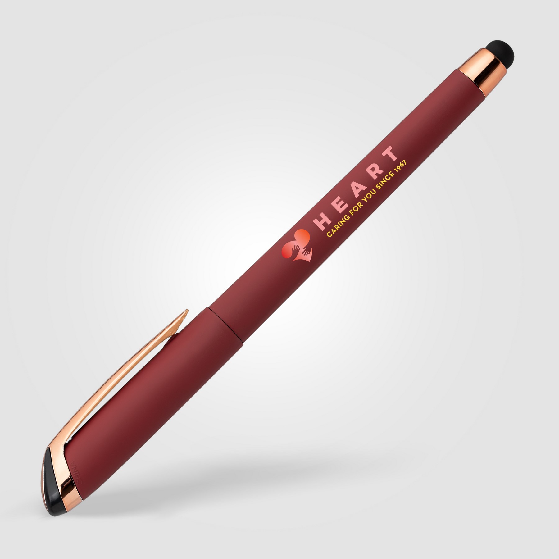 Picture of Gazelle Gel Softy Rose Gold Pen w/ Stylus