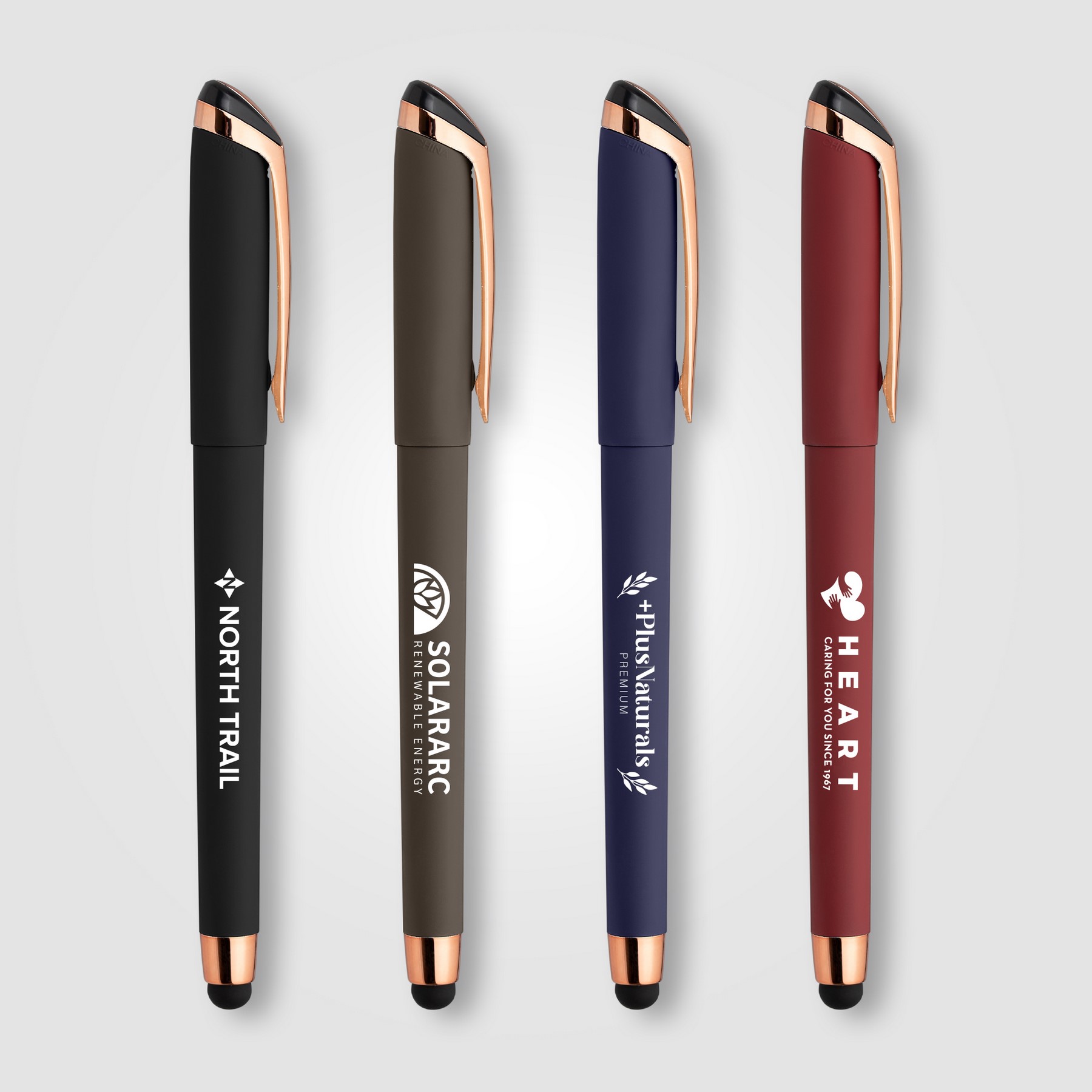 Picture of Gazelle Gel Softy Rose Gold Pen w/ Stylus